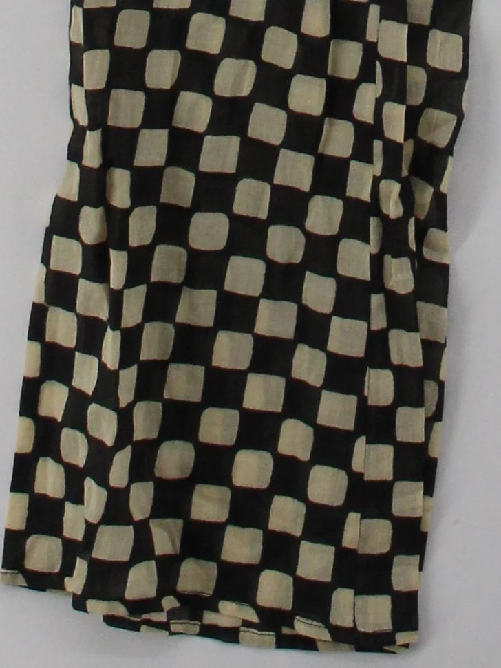 Gimaguas Women's Trousers S Black Checkered 100% Other Straight Chino - Image 4