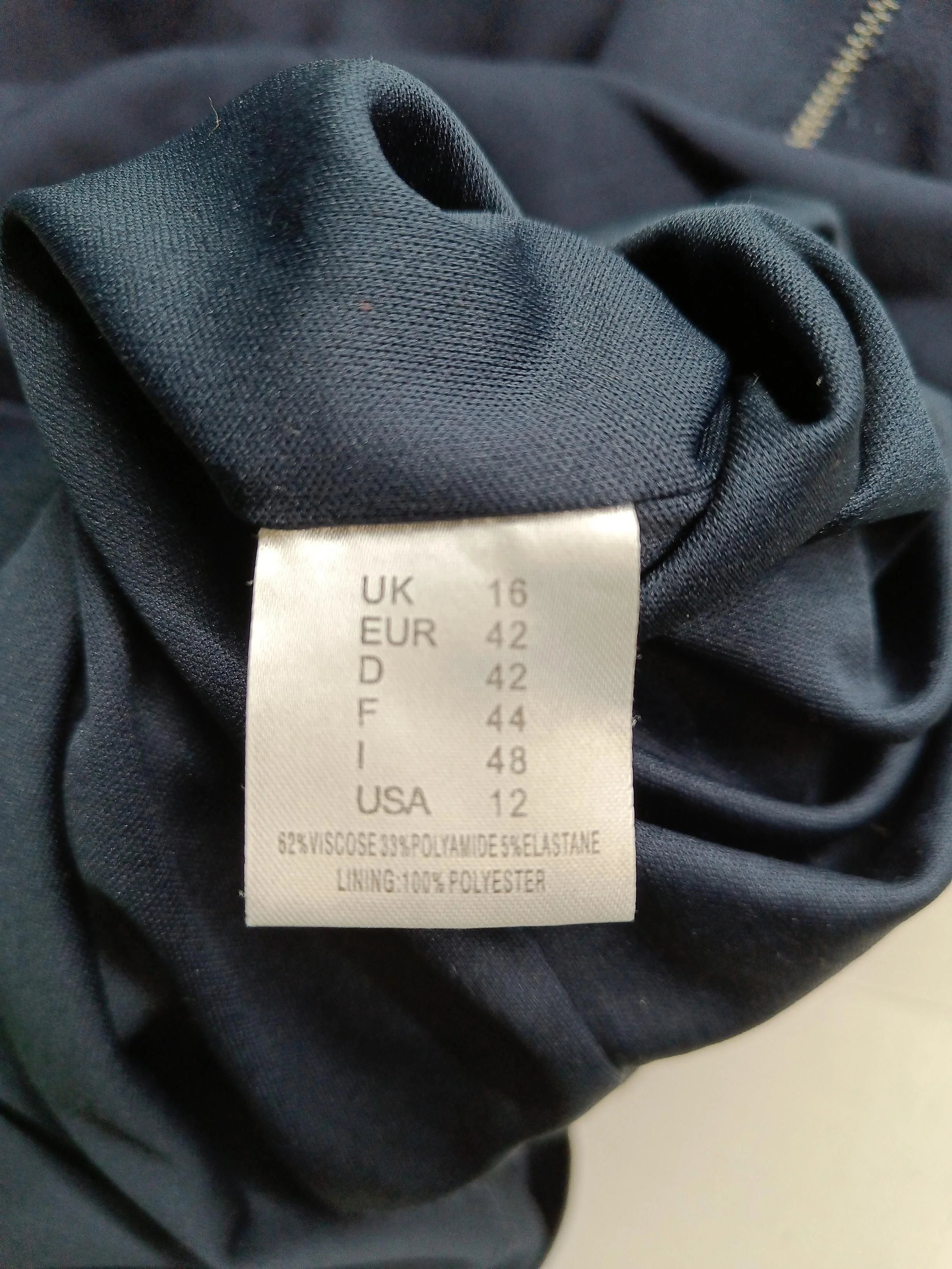 Gina Bacconi Bodycon Mini Dress UK16 in Blue - Image 7