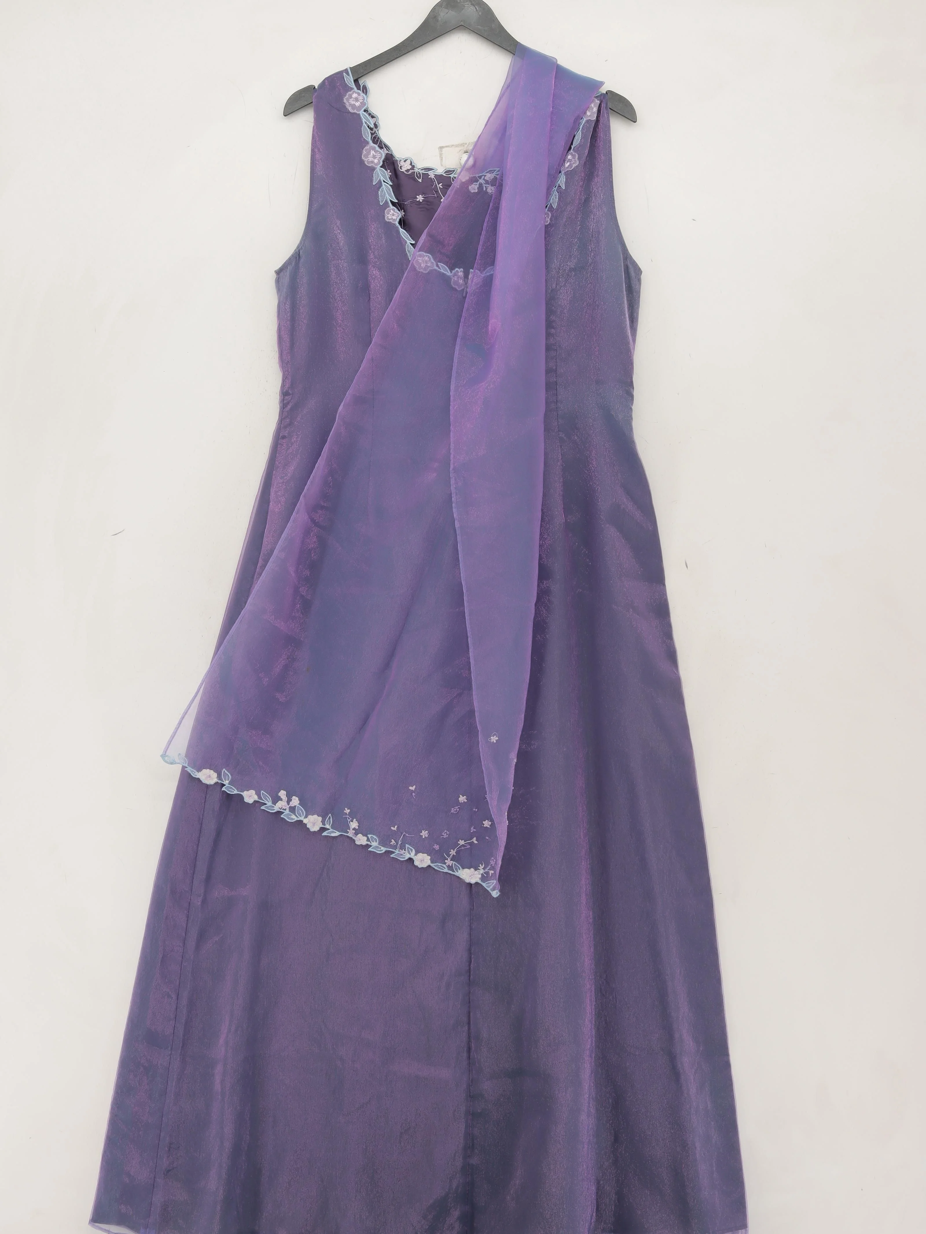 Gina Bacconi Maxi Dress UK18 in Purple - Image 2