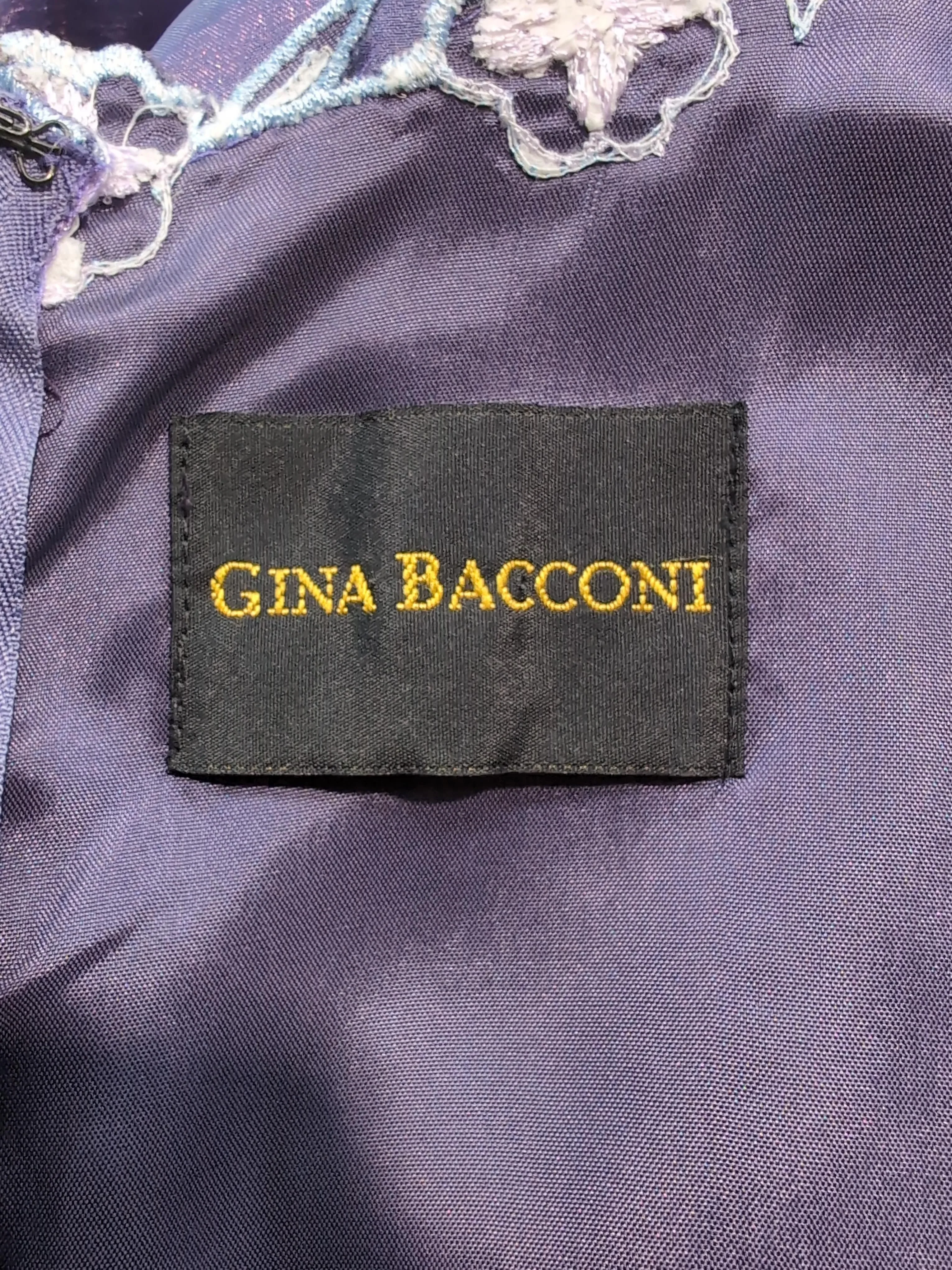Gina Bacconi Maxi Dress UK18 in Purple - Image 5