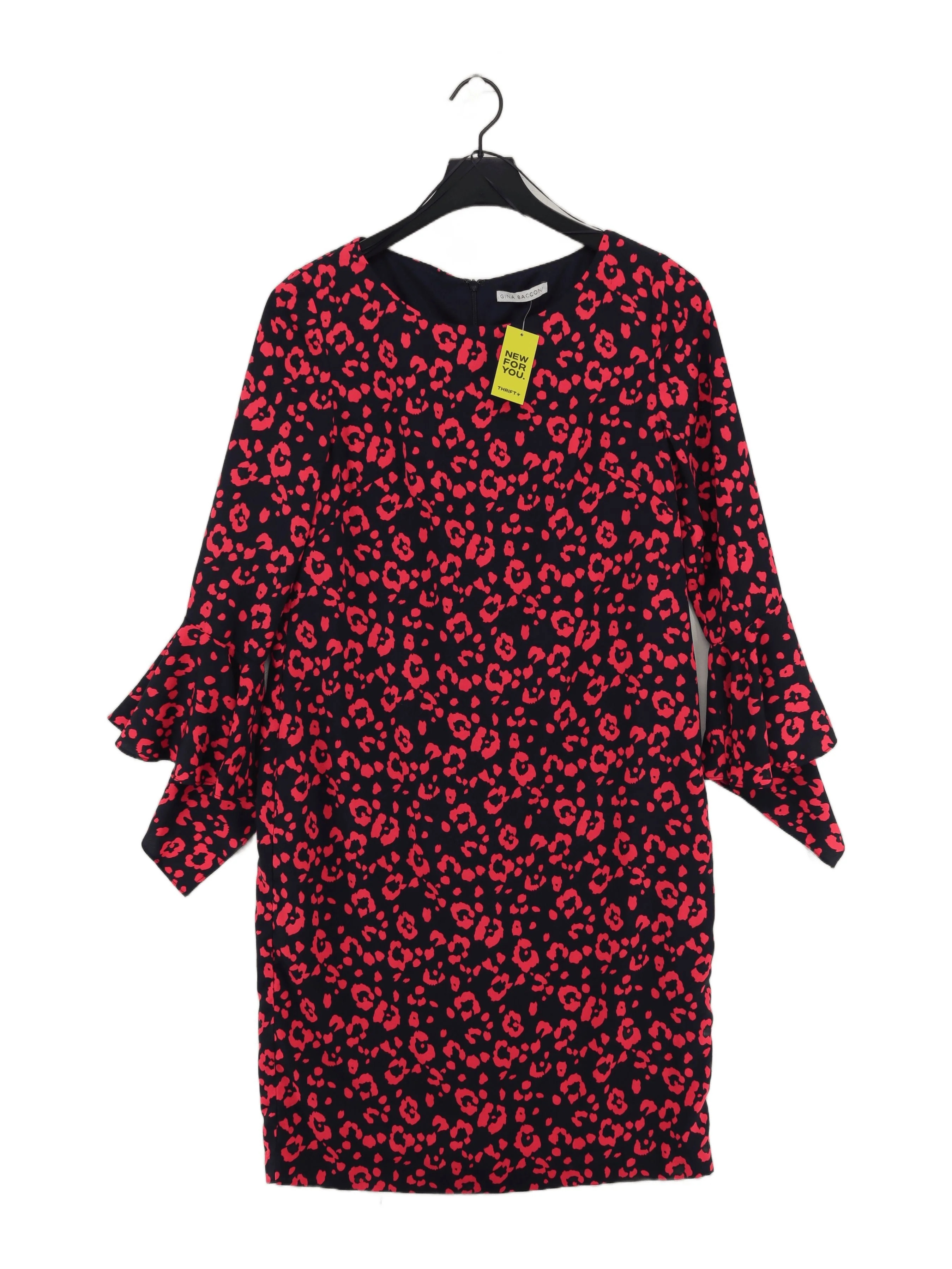 Gina Bacconi Mini Dress UK12 in Black