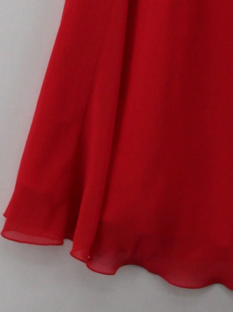 Gina Bacconi Slip Midi Dress UK16 in Red - Image 4