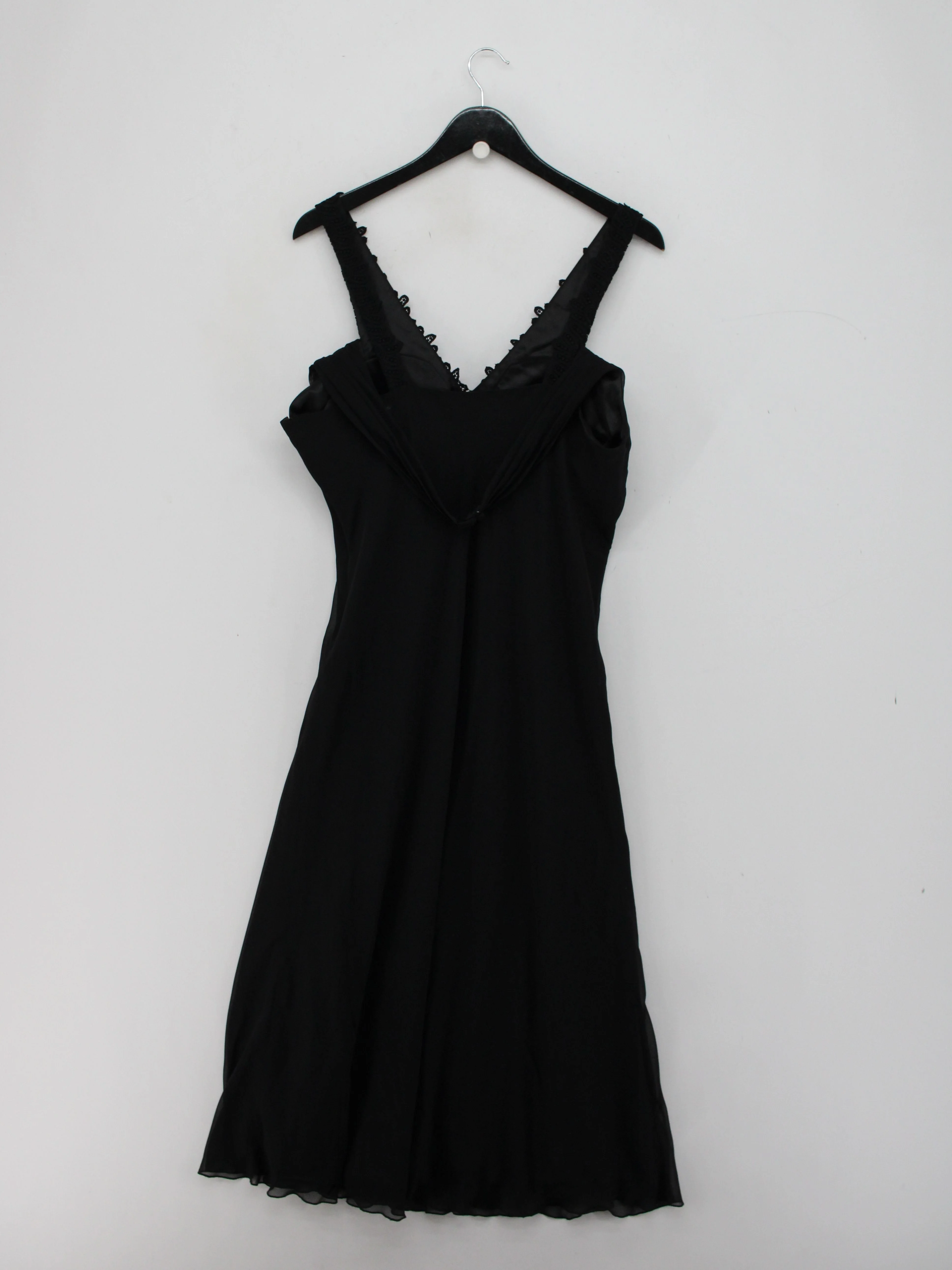 Gina Bacconi Slip Midi Dress UK18 in Black - Image 2