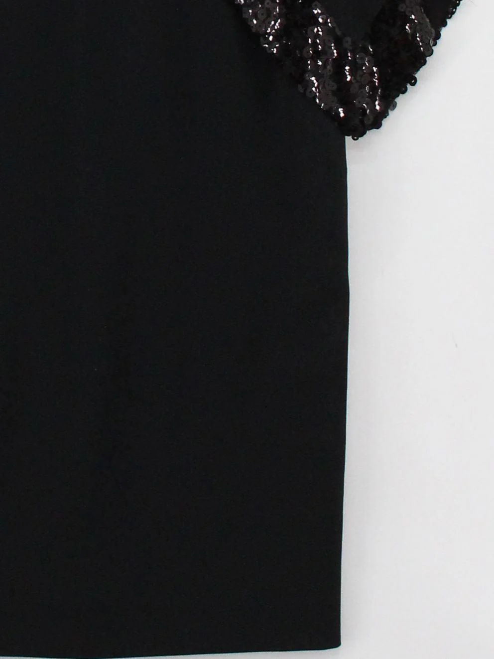 Gina Bacconi T-Shirt Mini Dress UK12 in Black - Image 4