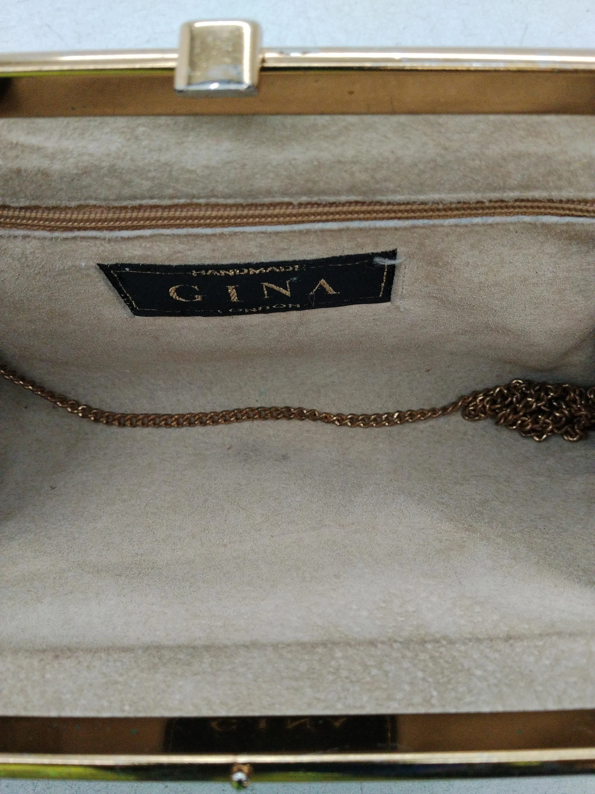 Gina Women's Bag Black Floral 100% Other Clutch - Image 4