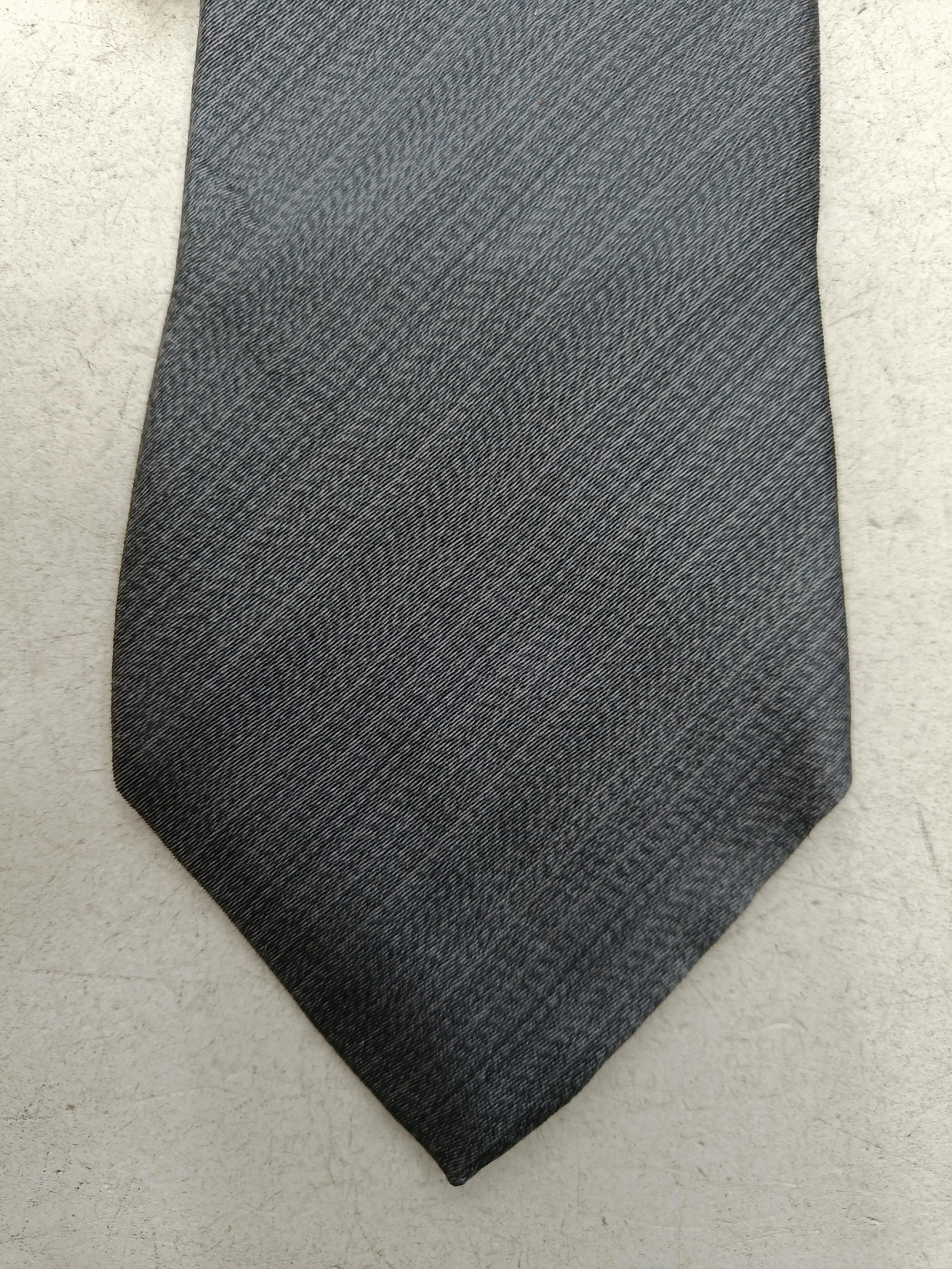Giorgio Armani Men's Tie Grey 100% Silk - Image 3
