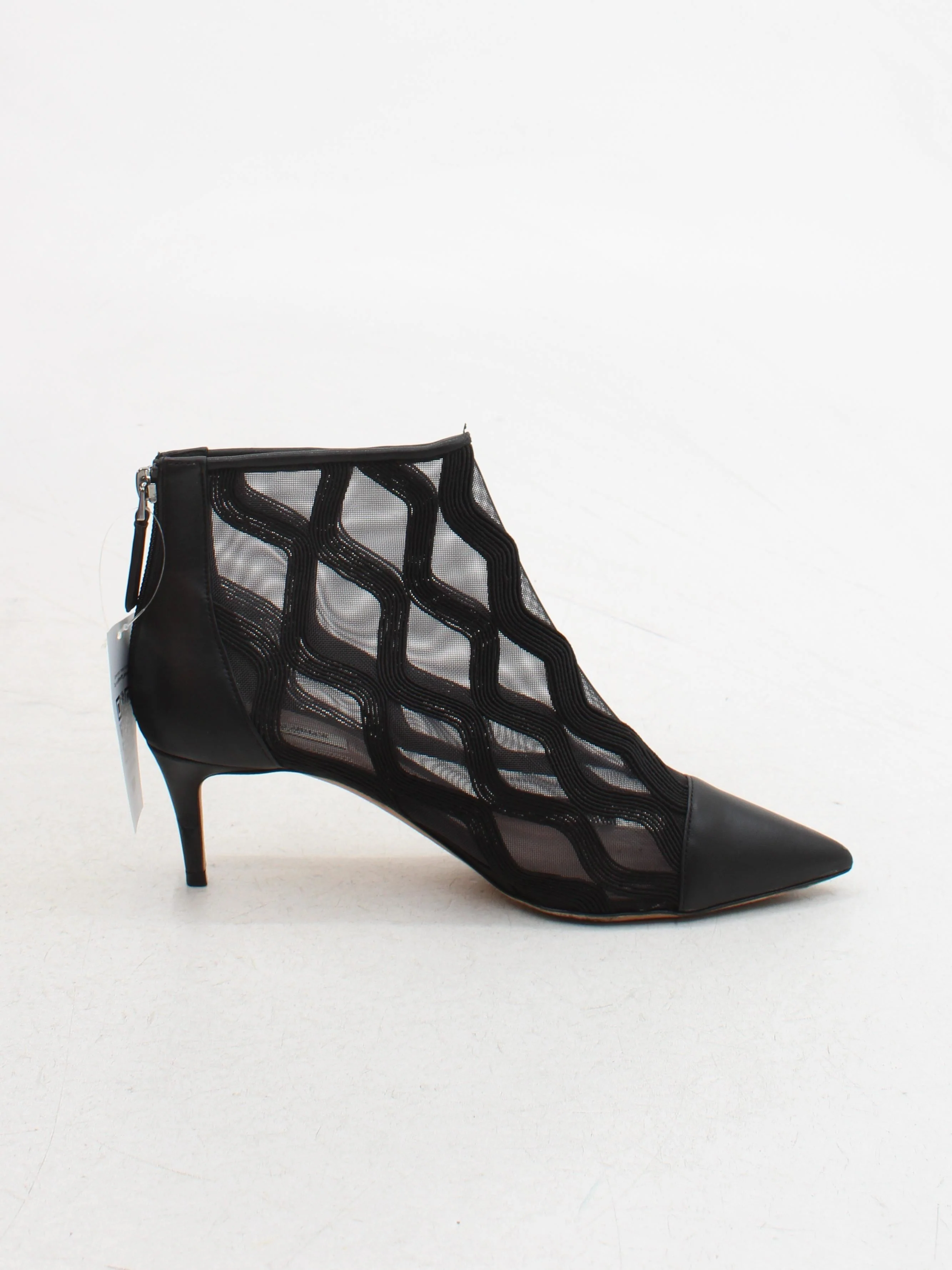 Giorgio Armani Women's Boots UK 6.5 Black Geometric 100% Leather Platform - Image 5