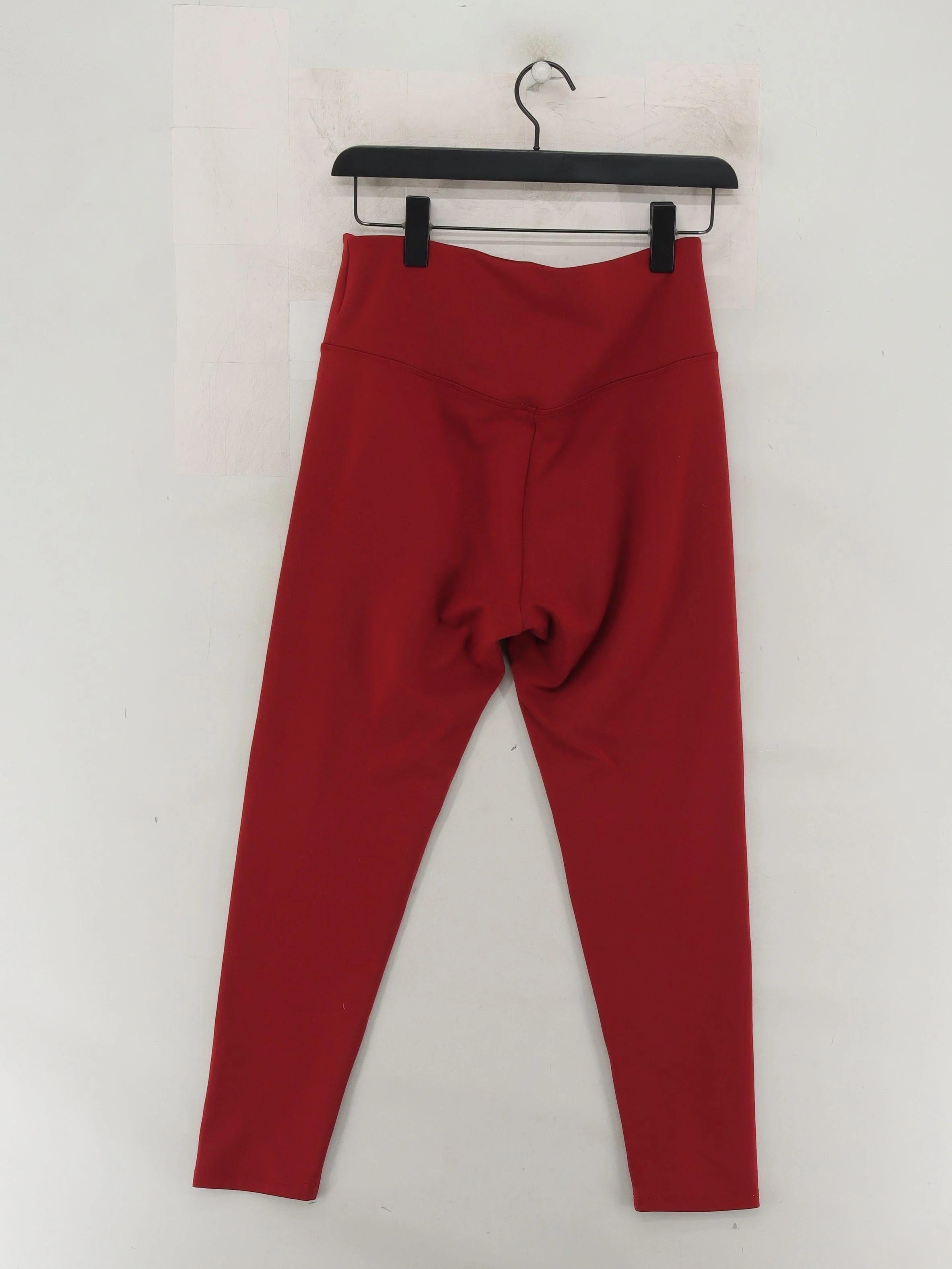 Girlfriend Collective Women's Leggings L Red Polyester with Elastane Full length - Image 2