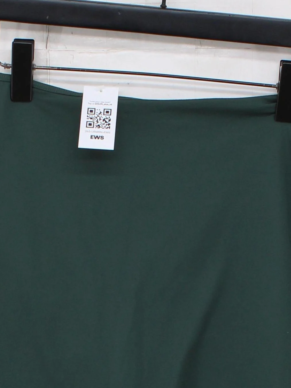 Girlfriend Collective Women's Mini Skirt M Green Polyester with Spandex Mini - Image 3