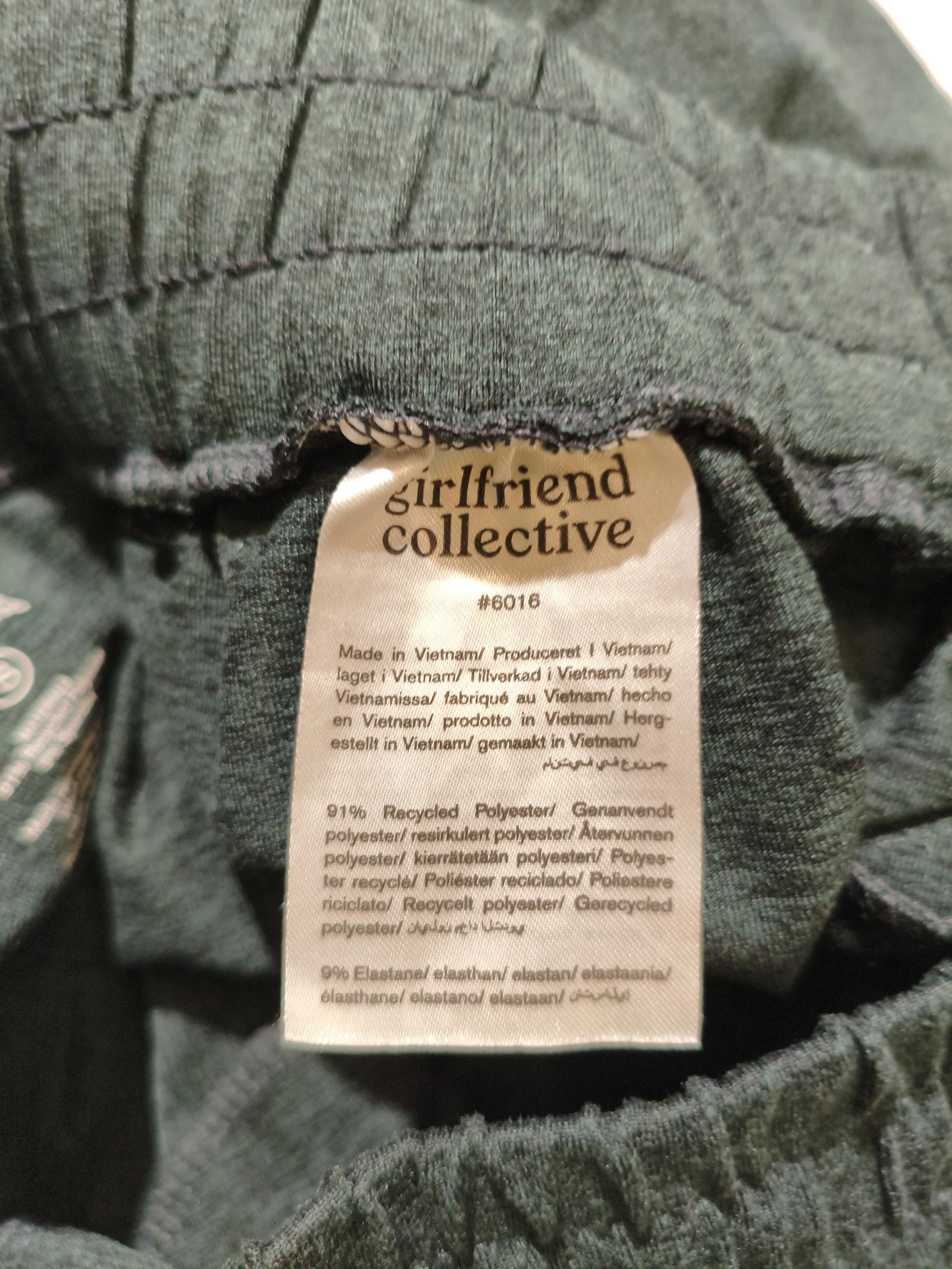 Girlfriend Collective Women's Sports Bottoms S Green Polyester - Image 6