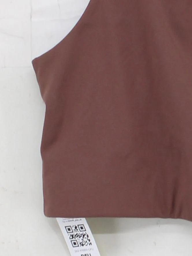Girlfriend Collective Women's T-Shirt XXL Brown Polyester with Elastane Basic - Image 4