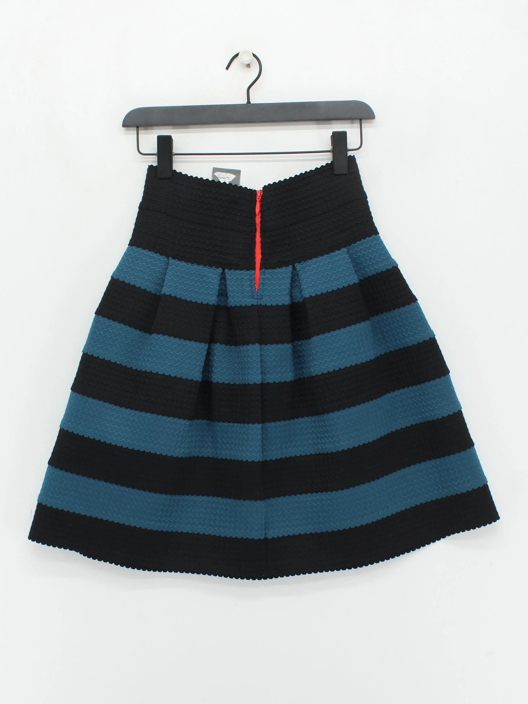 Girls From Savoy Women's Mini Skirt M Black Polyester with Elastane, Cotton Mini - Image 2