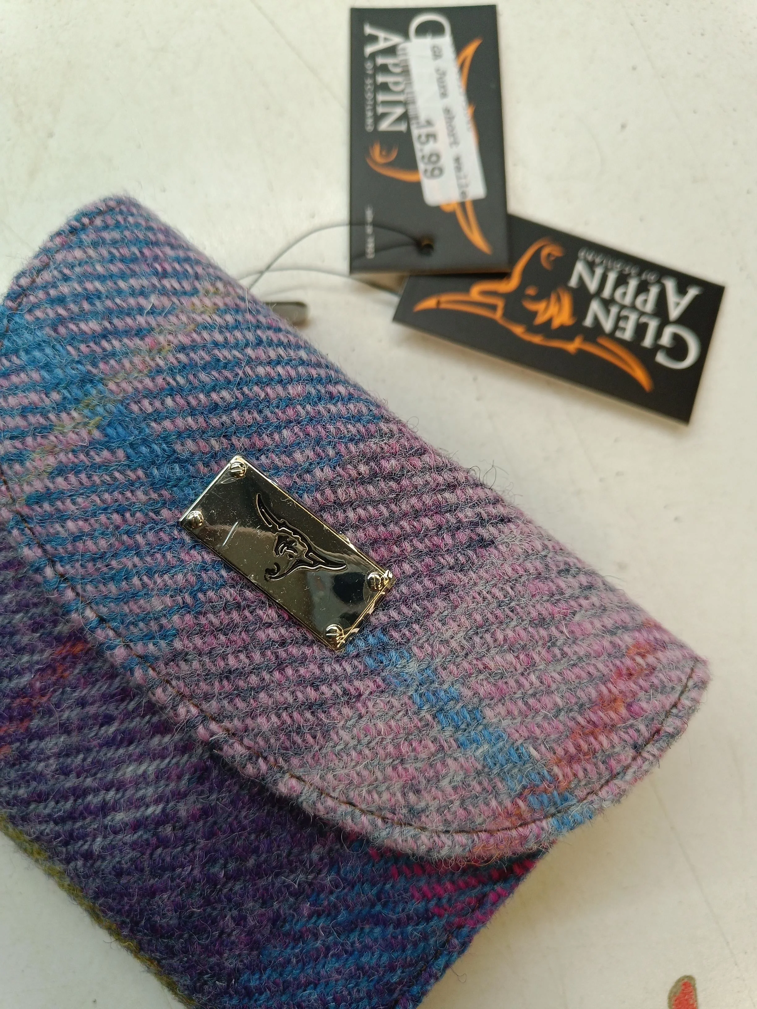 Glen Appin Women's Wallet Multi Striped Wool with Other New with tags - Image 6
