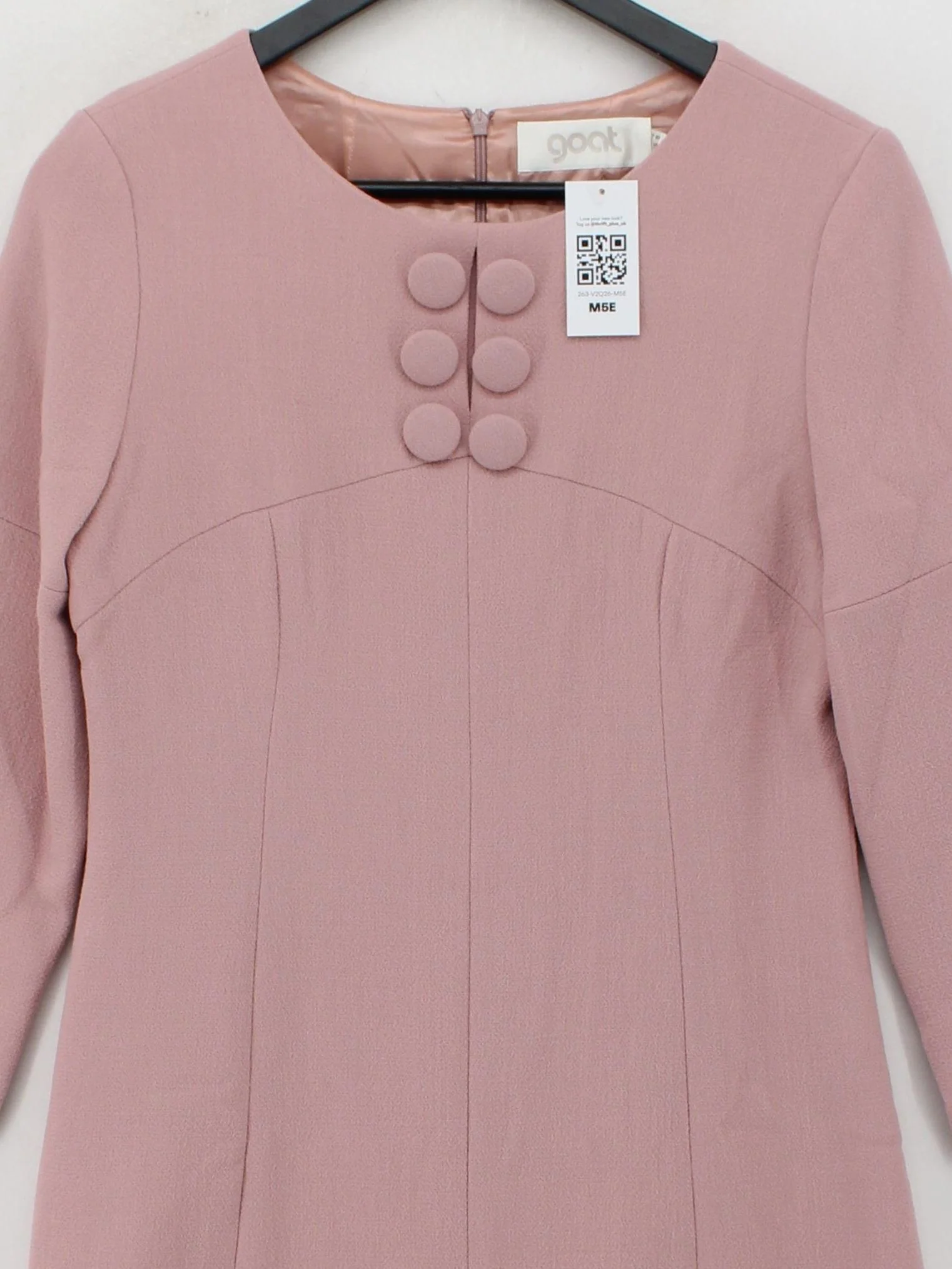 Goat Mini Dress UK10 in Pink - Image 3