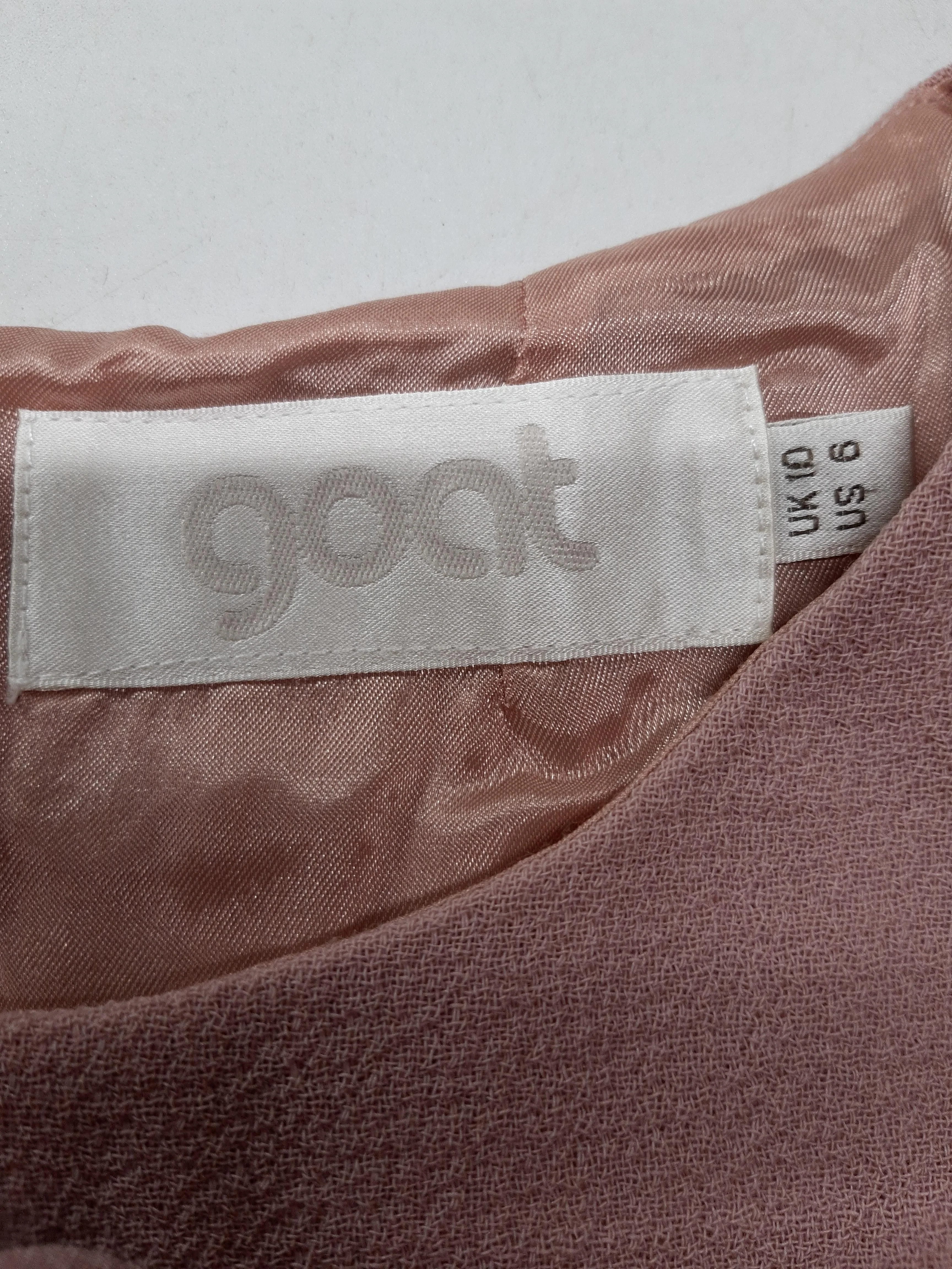 Goat Mini Dress UK10 in Pink - Image 5
