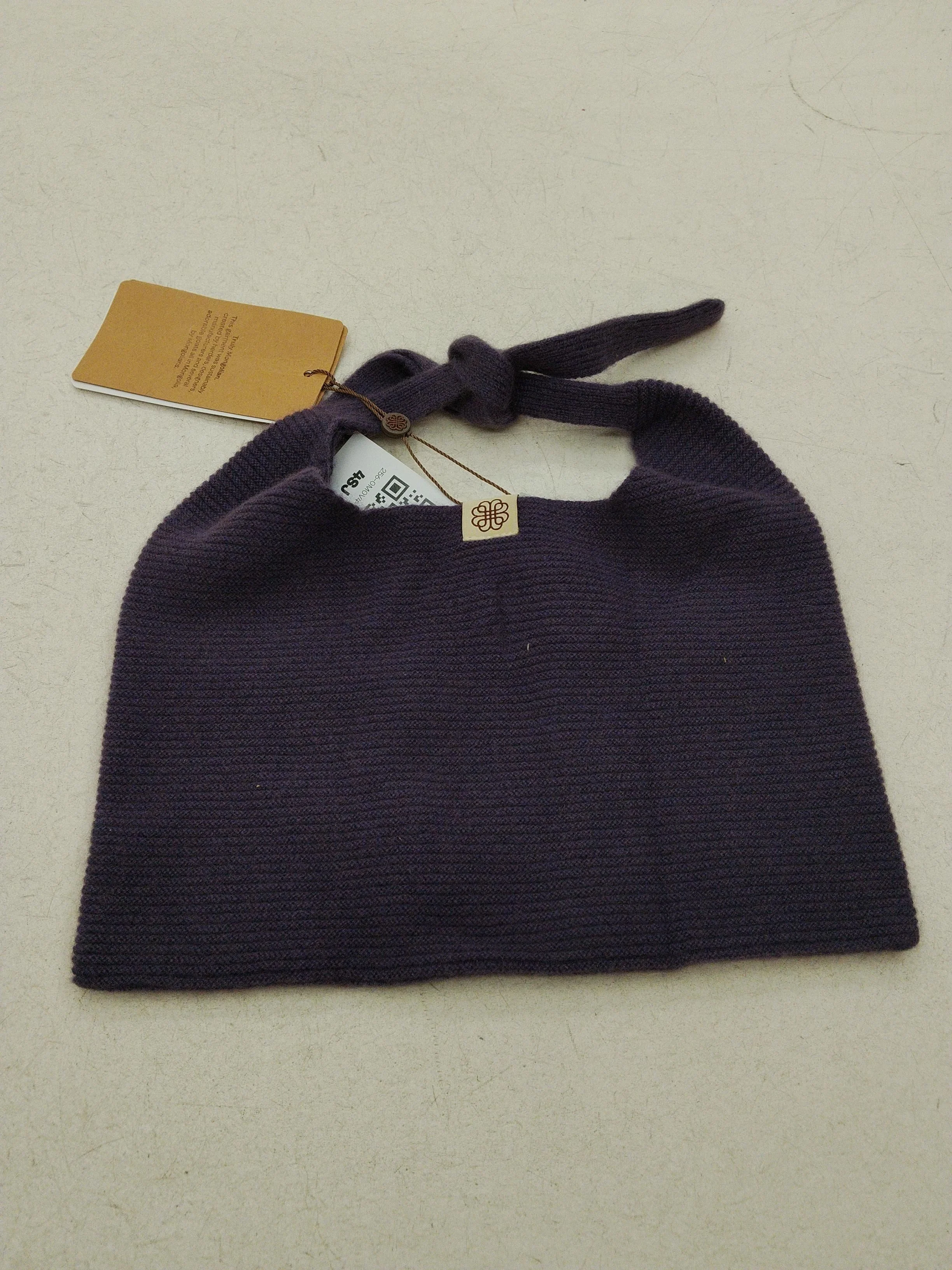 GOBI Women's Hat Purple 100% Cashmere Balaclava New with tags - Image 2