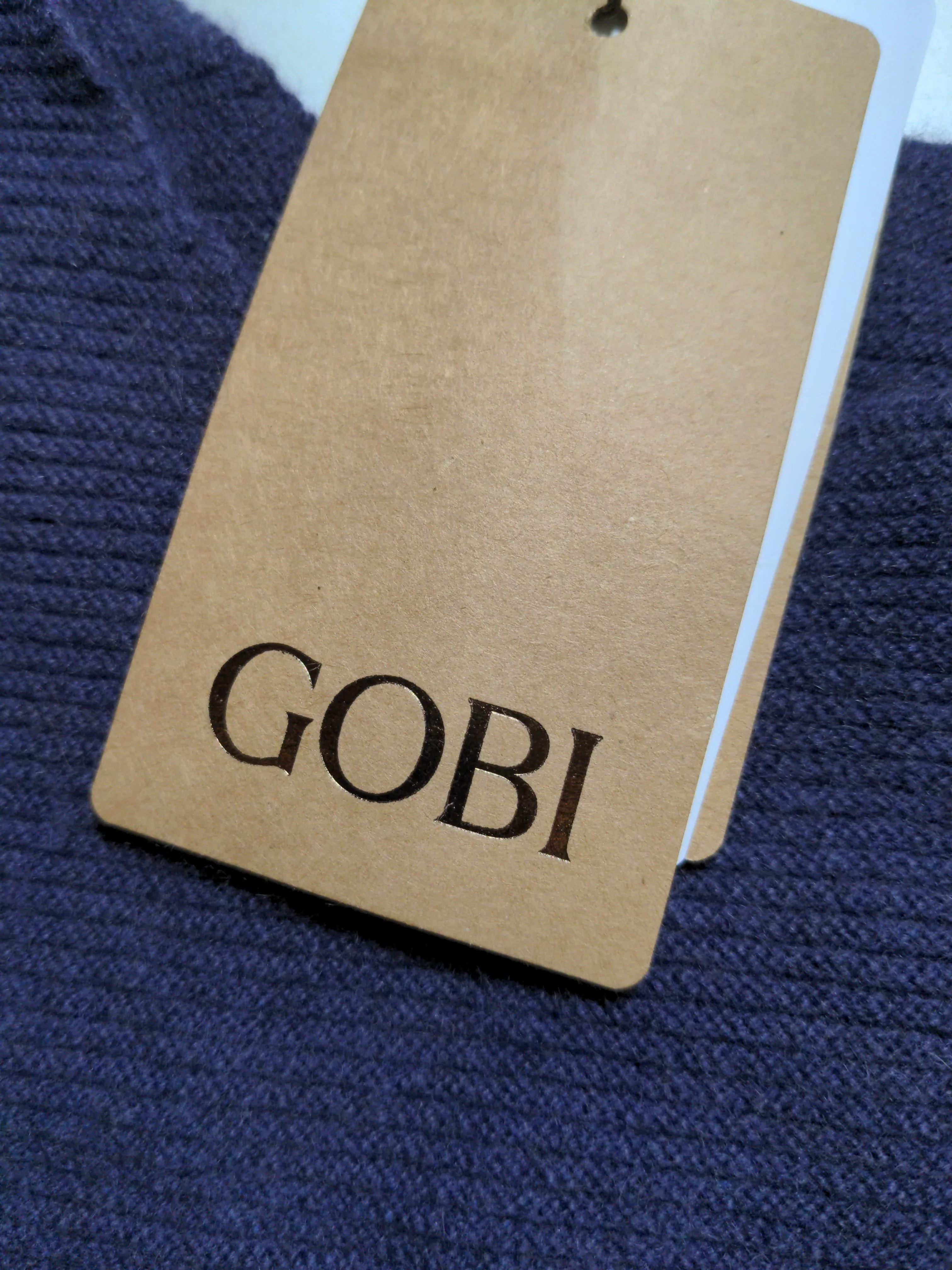 GOBI Women's Hat Purple 100% Cashmere Balaclava New with tags - Image 3