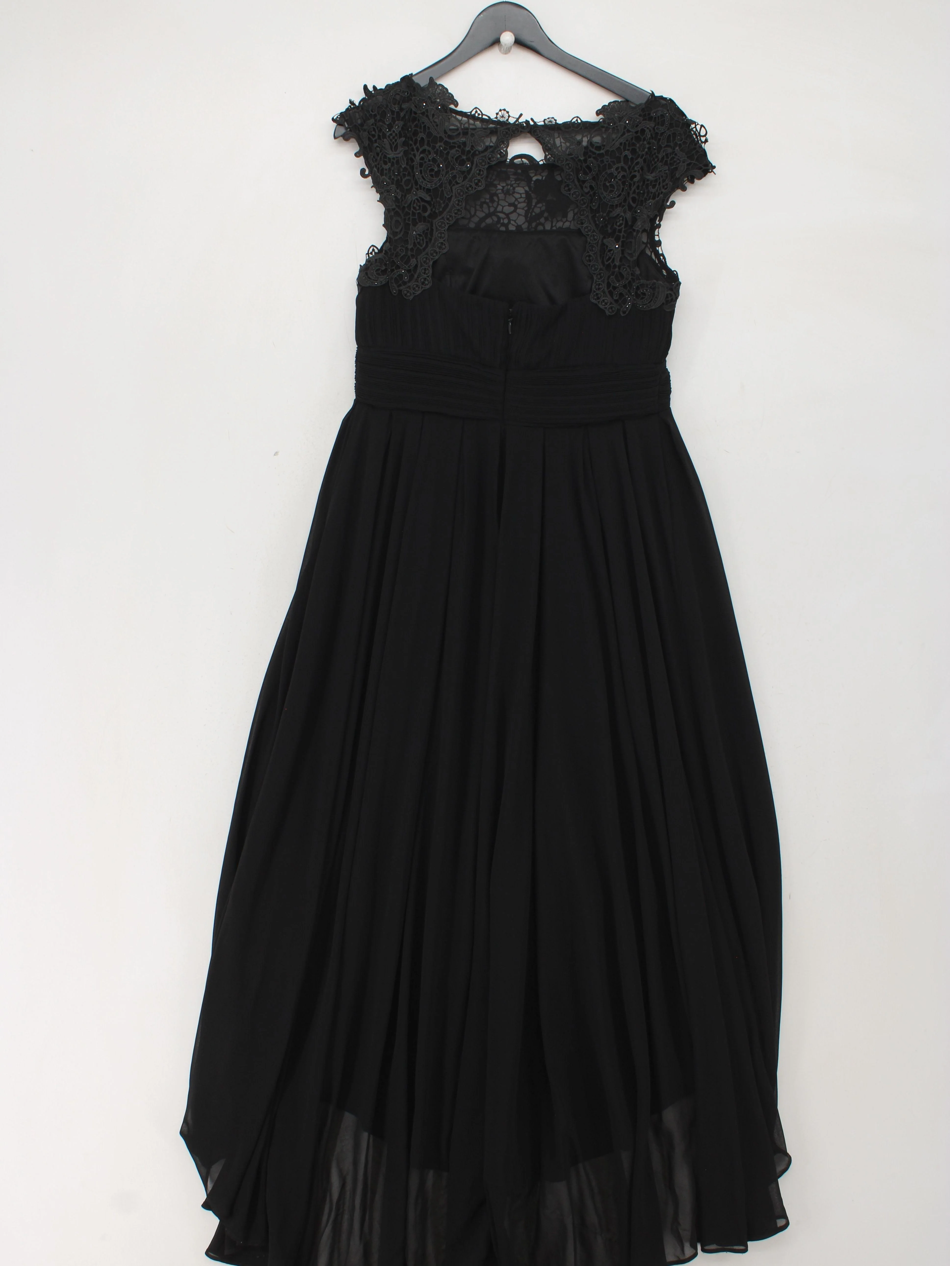 Goddiva Maxi Dress UK14 in Black - Image 2