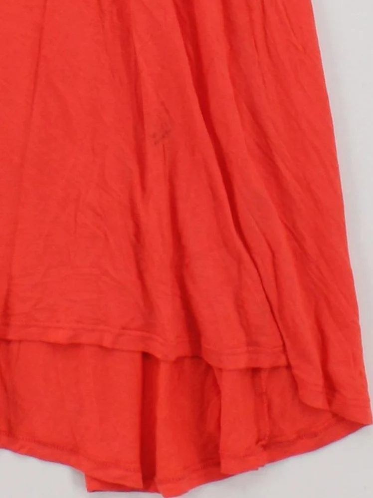 Golddigga Women's Top UK 14 Orange 100% Other Sleeveless V-Neck Basic - Image 4