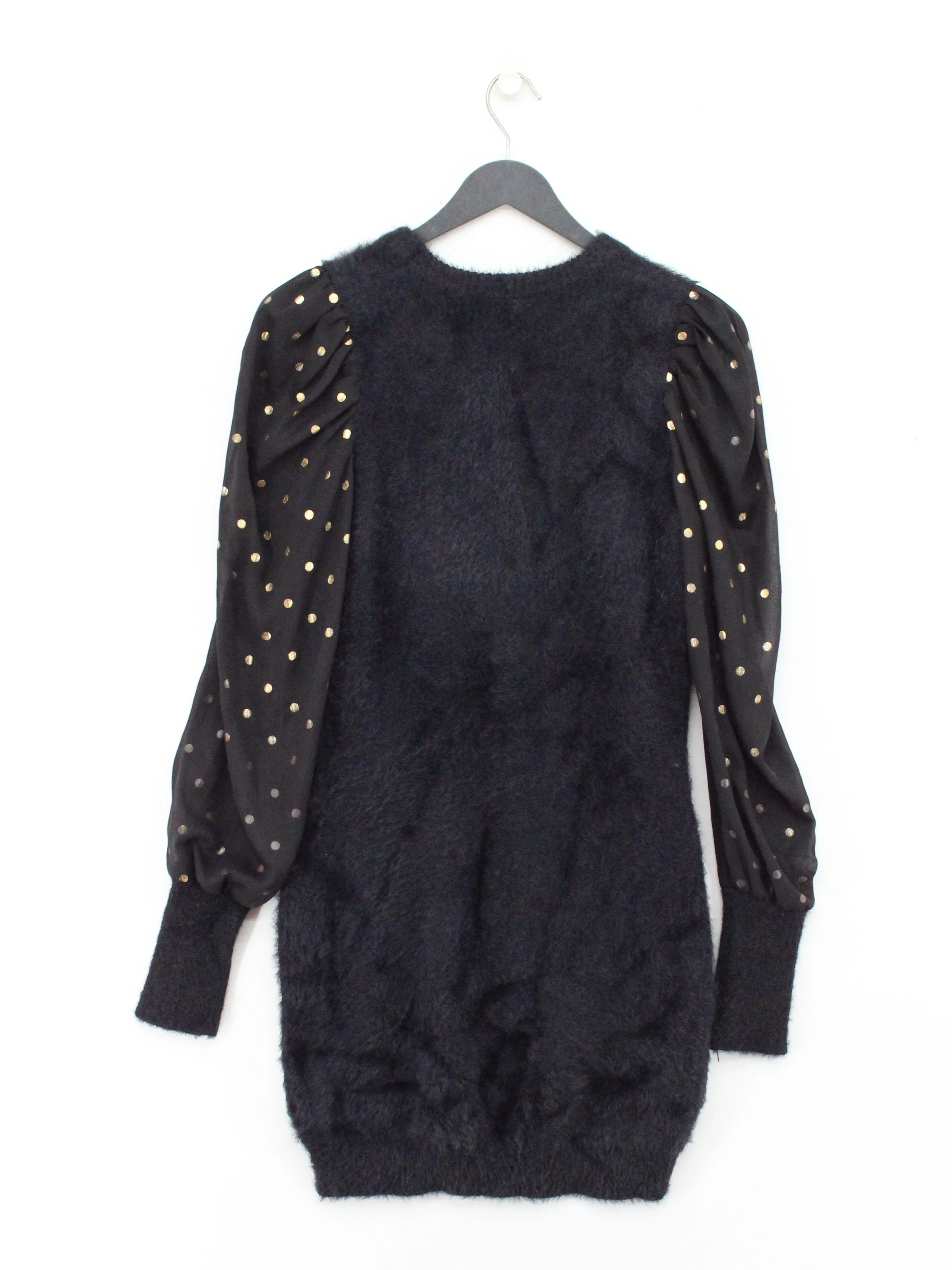 Golden Days Paris Jumper Mini Dress M in Black - Image 2
