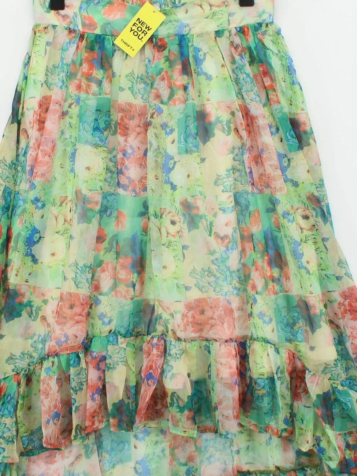 Golden Days Paris Women's Maxi Skirt M Multi Floral 100% Polyester Long Maxi - Image 3