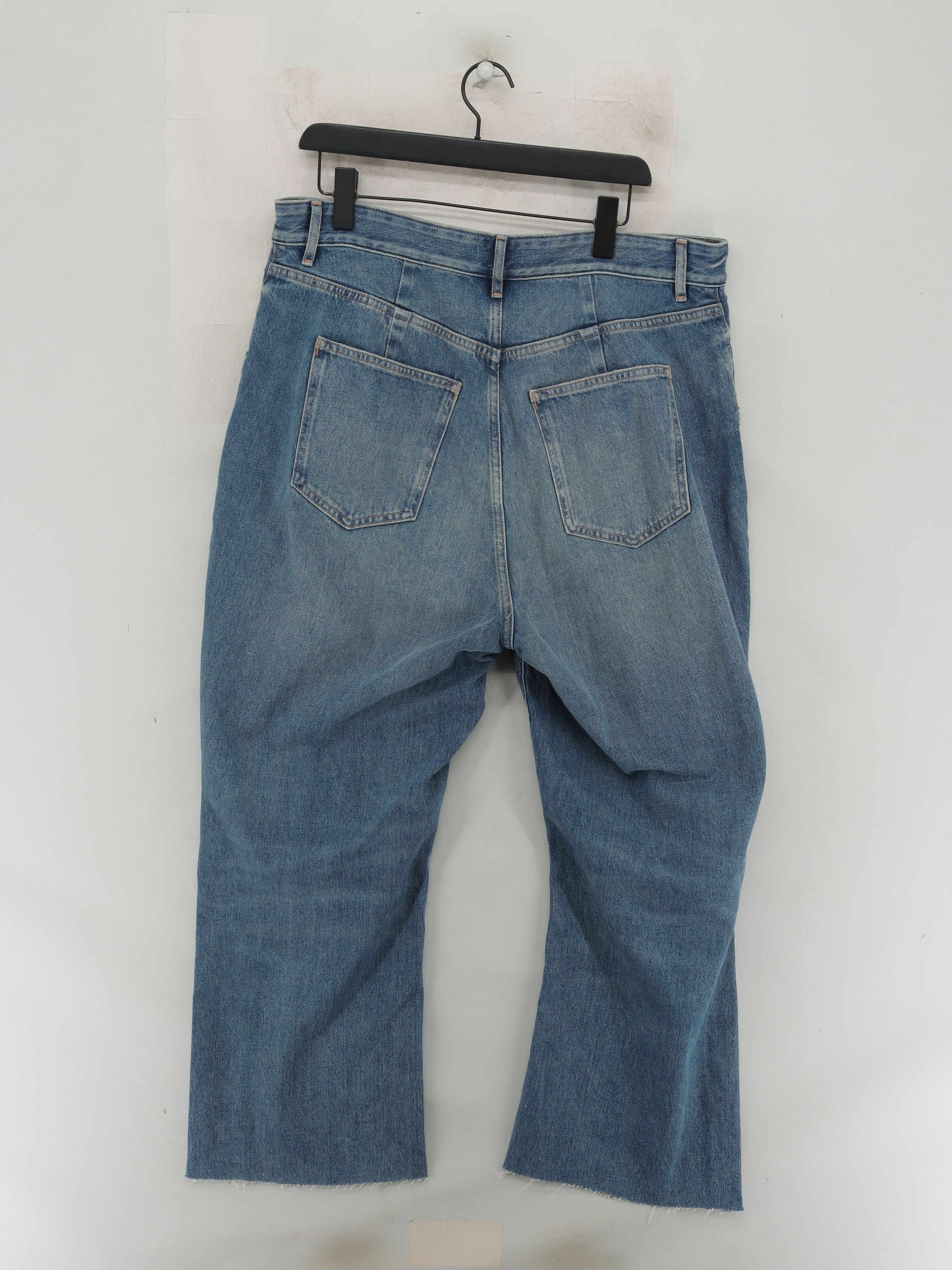 Good American Men's Jeans L Blue 100% Cotton Wide-Leg - Image 2