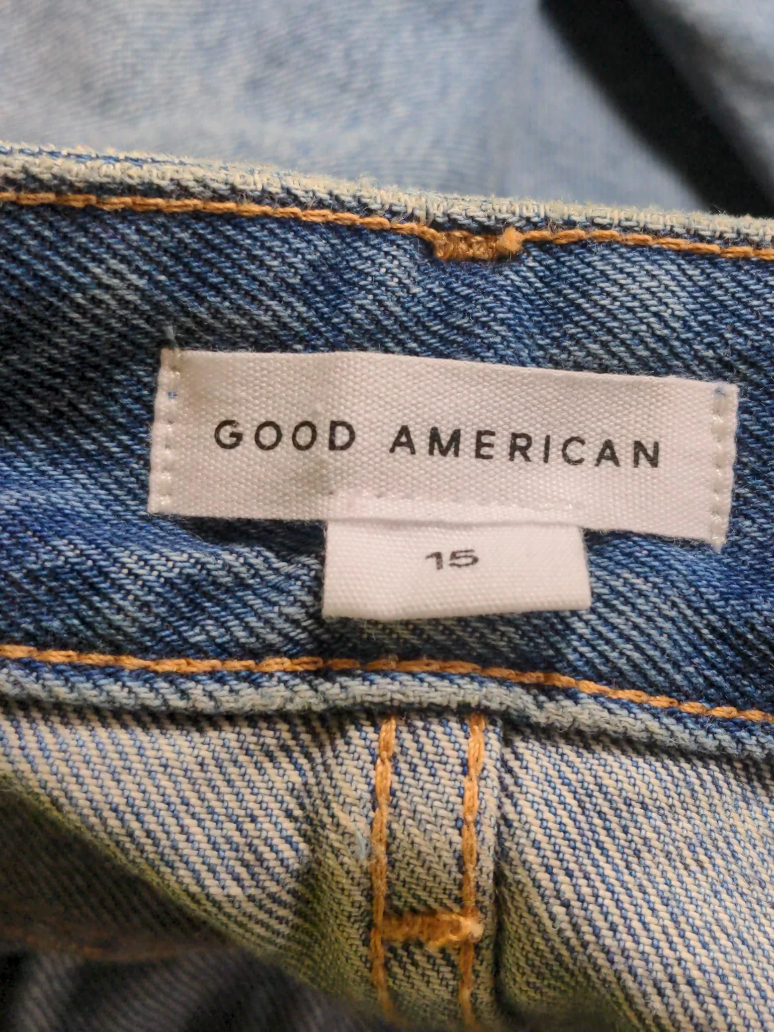 Good American Men's Jeans L Blue 100% Cotton Wide-Leg - Image 6
