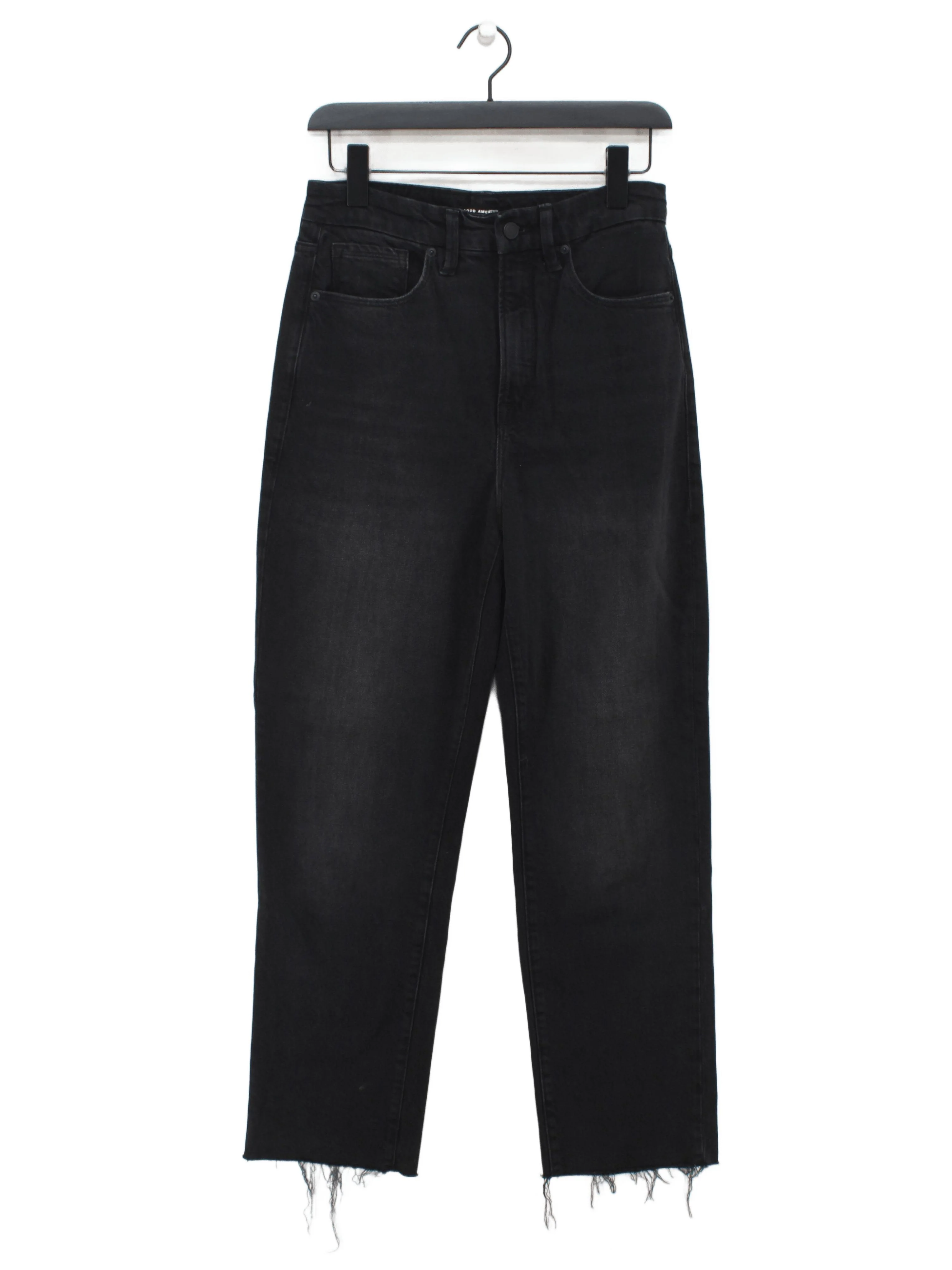 Good American Women's Jeans W 28 in Black Cotton