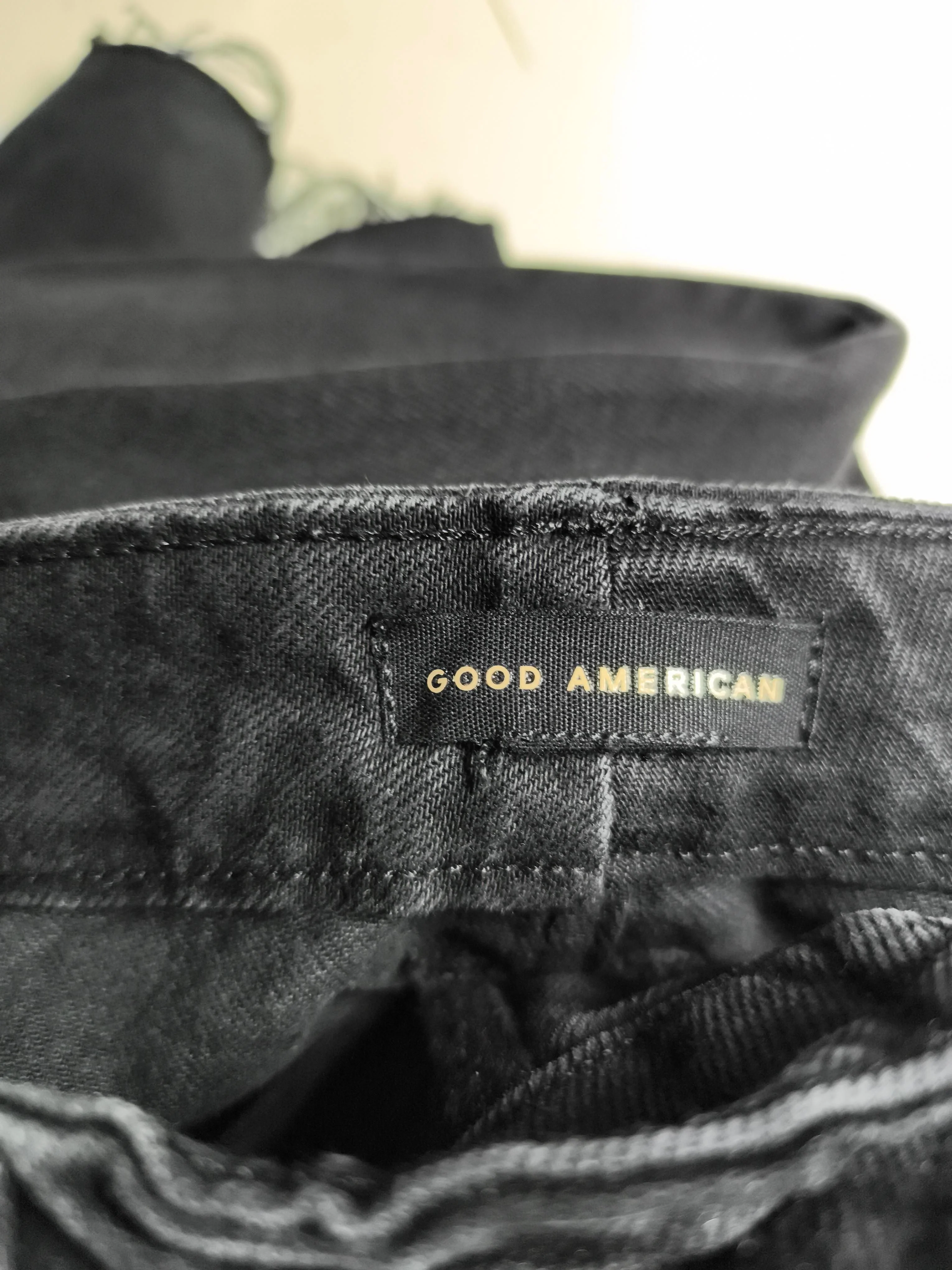 Good American Women's Jeans W 28 in Black Cotton - Image 5
