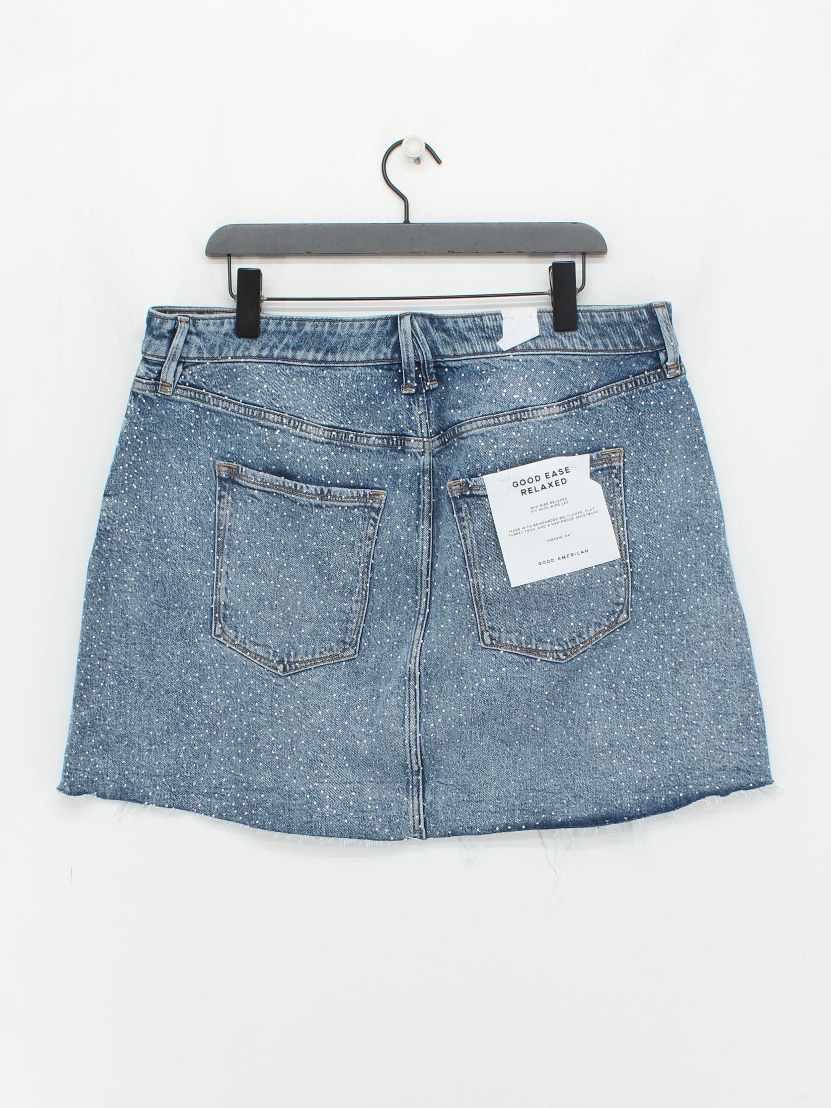 Good American Women's Mini Skirt W 15 in Blue 100% Other Mini New with tags - Image 2