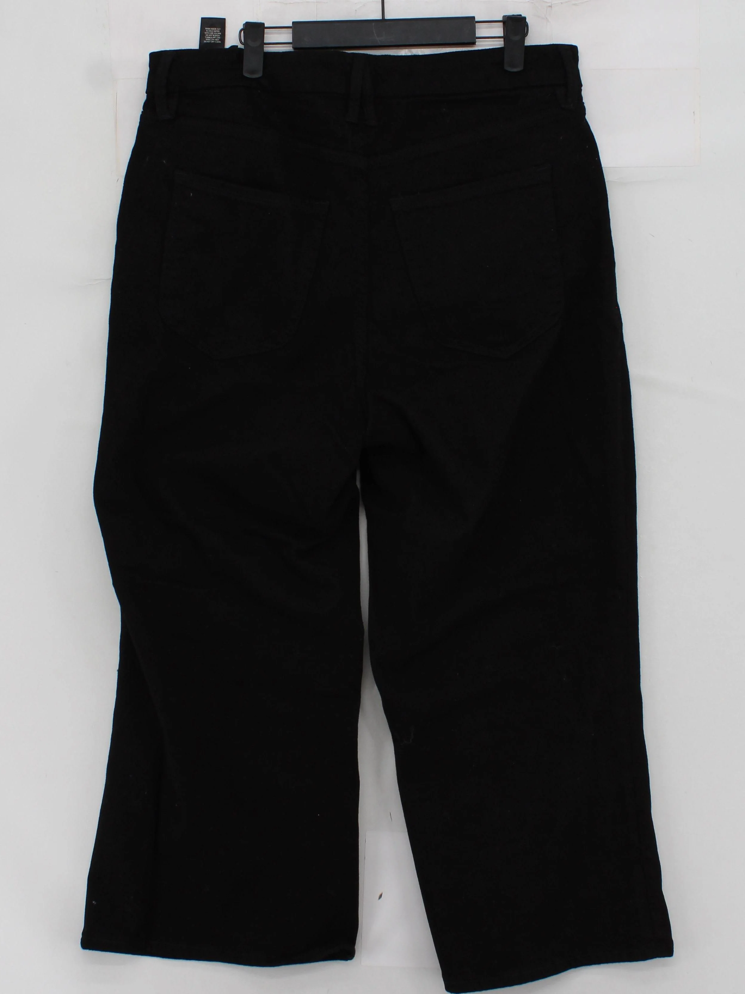 Good American Women's Trousers UK 16 Black Cotton - Image 2