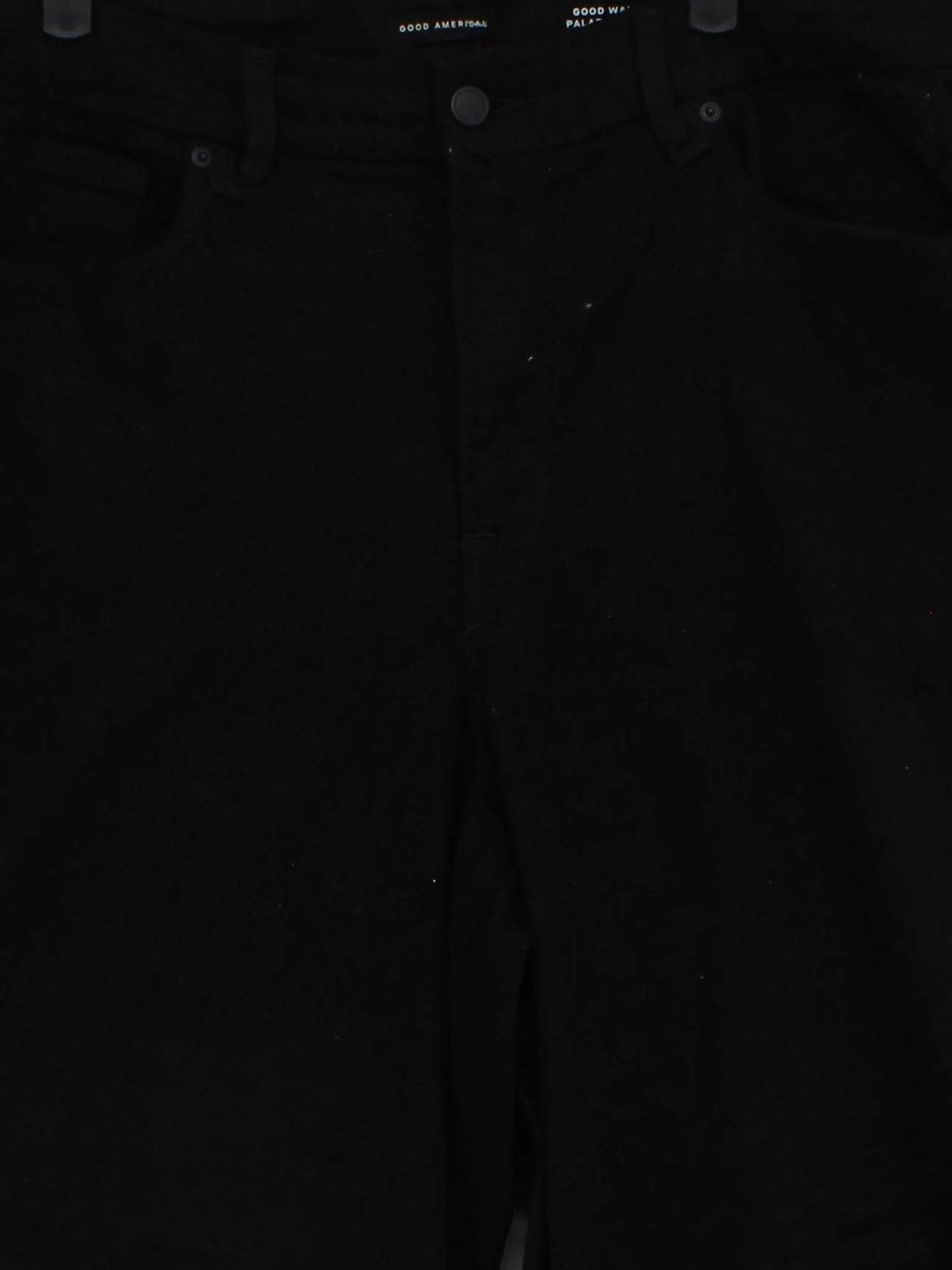 Good American Women's Trousers UK 16 Black Cotton - Image 3