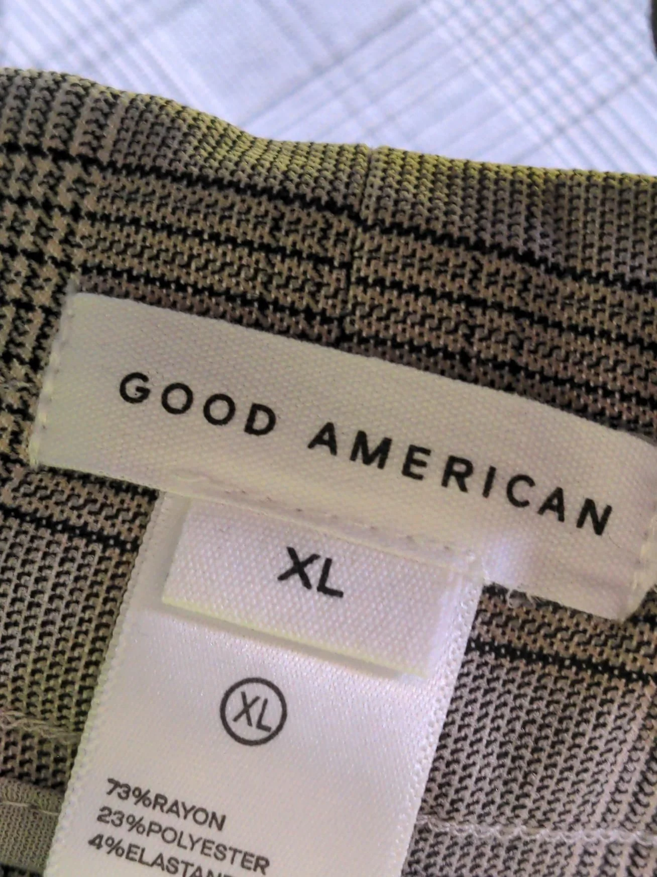 Good American Women's Trousers XL Grey Rayon New with tags - Image 5