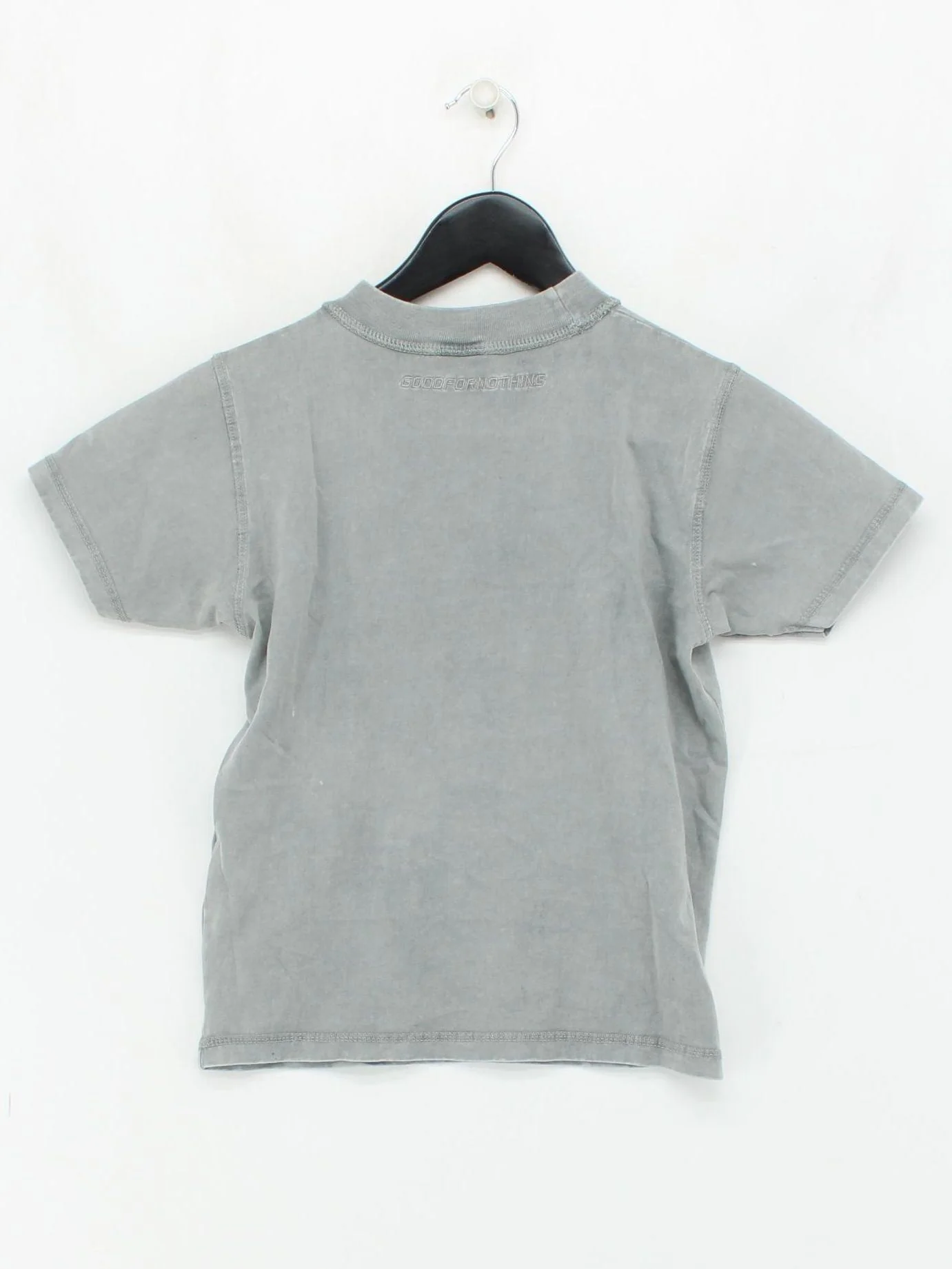 Good For Nothing Men's T-Shirt S Grey 100% Cotton Basic - Image 2