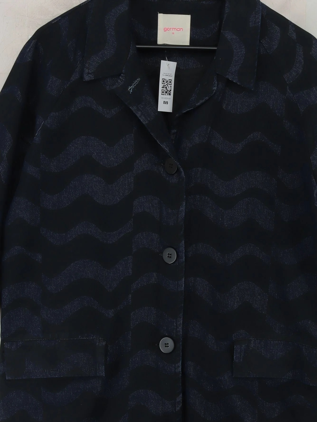 Gorman Overcoat jacket blue - Image 3