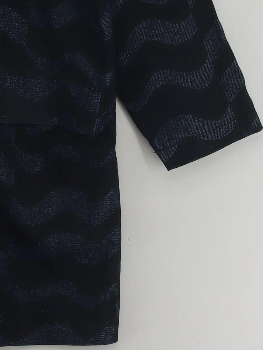Gorman Overcoat jacket blue - Image 4