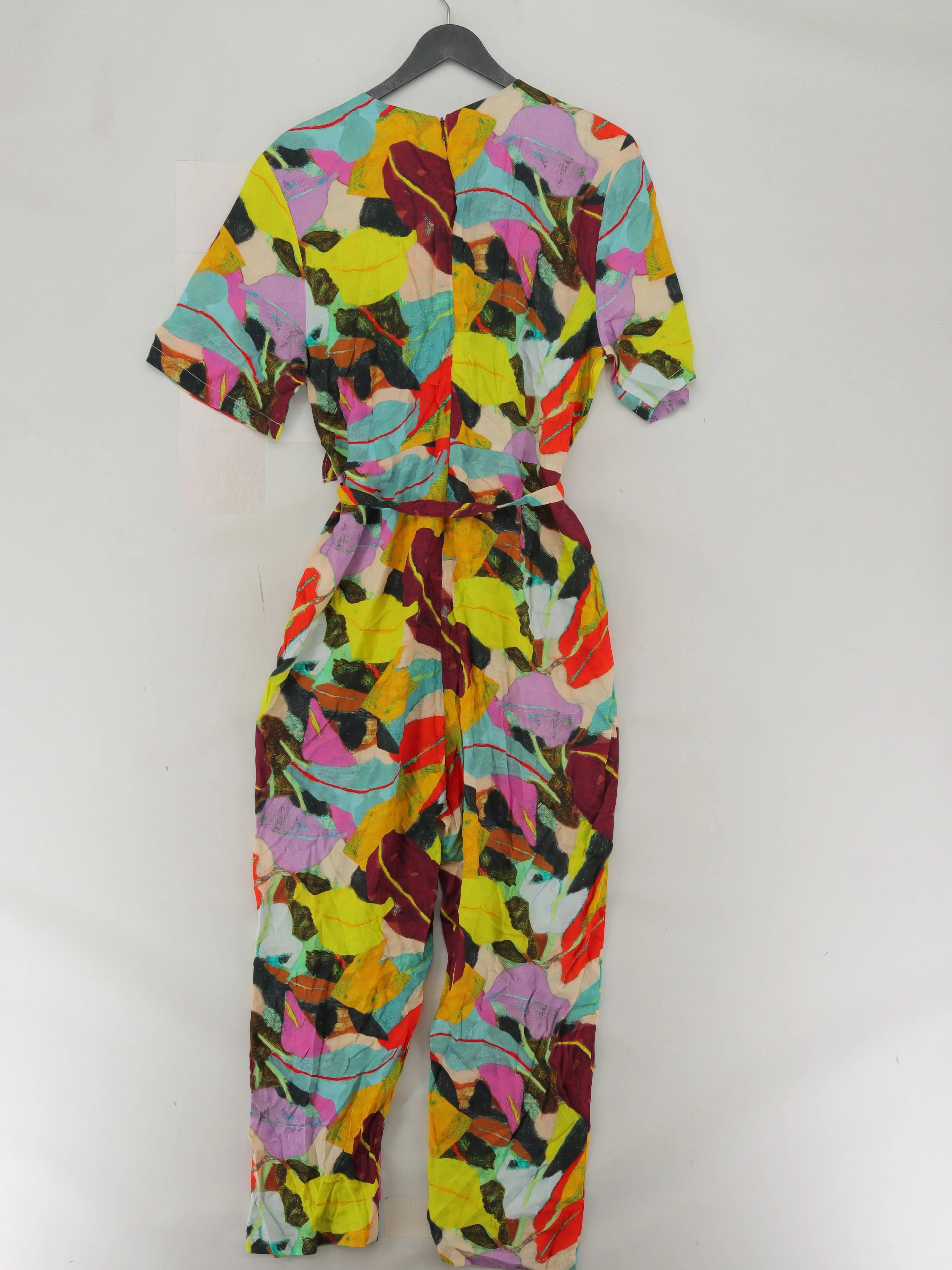 Gorman Women's Jumpsuit UK 12 Multi Viscose with Rayon Wide-Leg Jumpsuit - Image 2