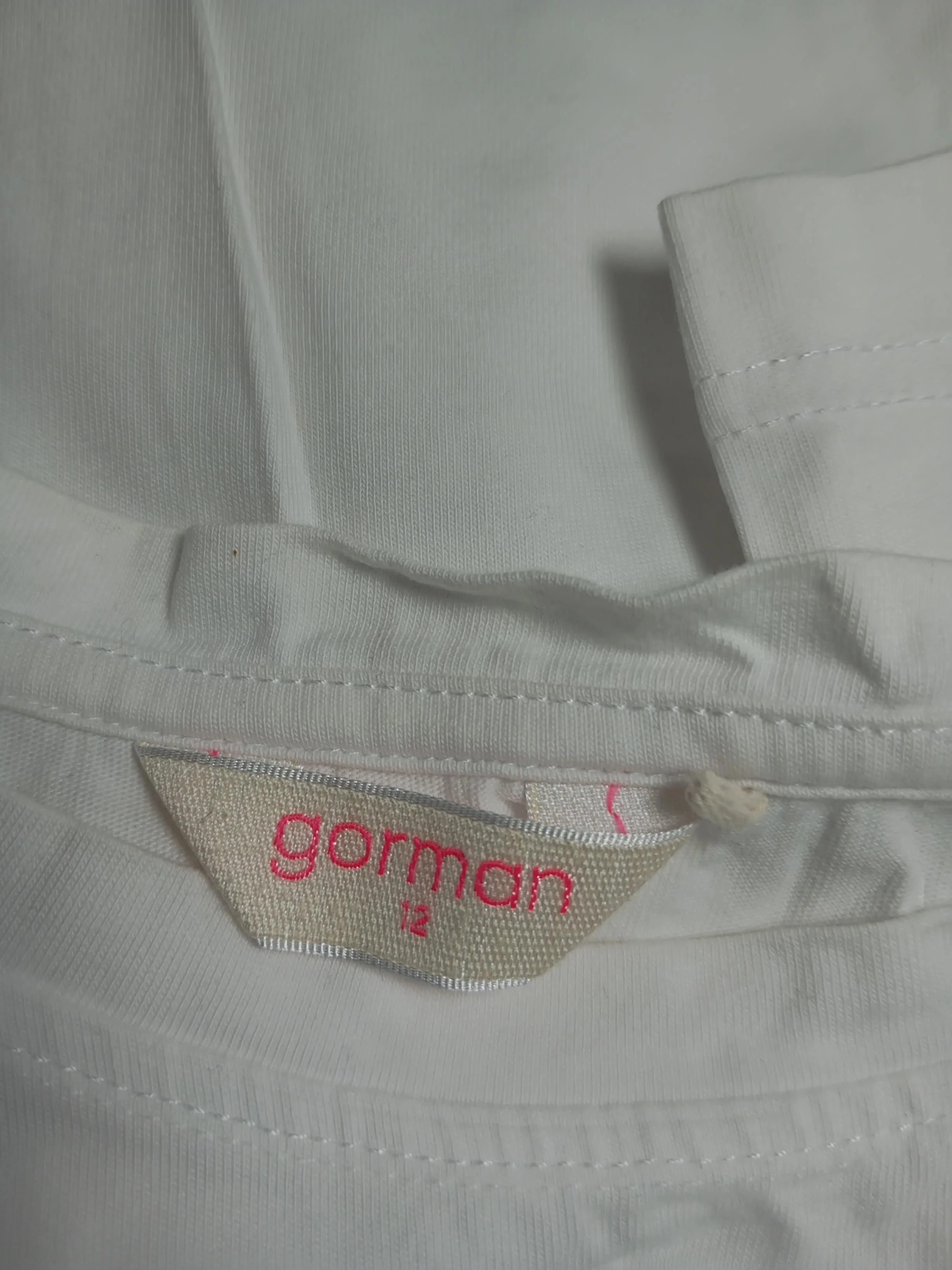 Gorman Women's T-Shirt UK 12 White 100% Cotton Basic - Image 5