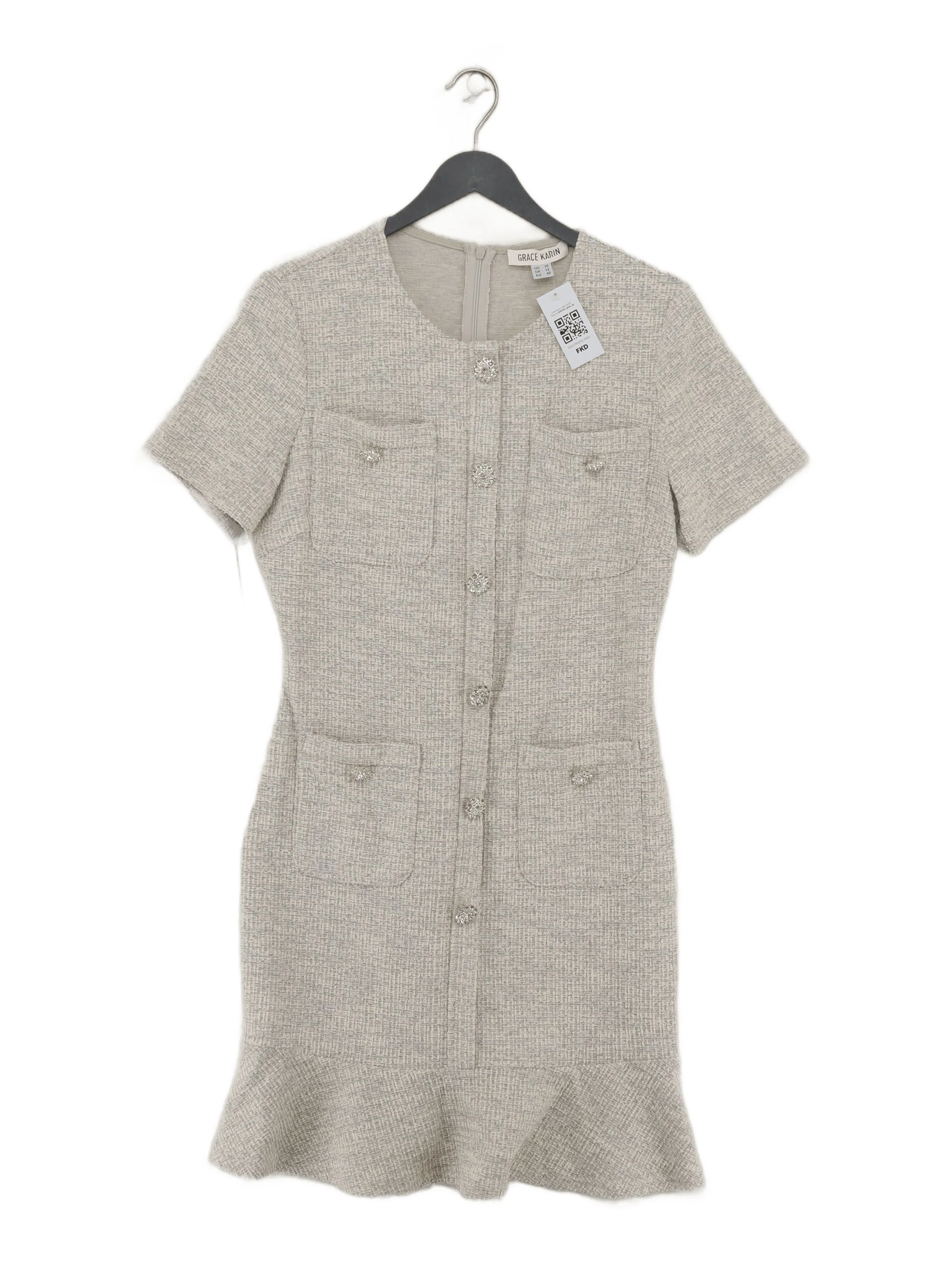 Grace Karin Mini Dress UK12 in Multi