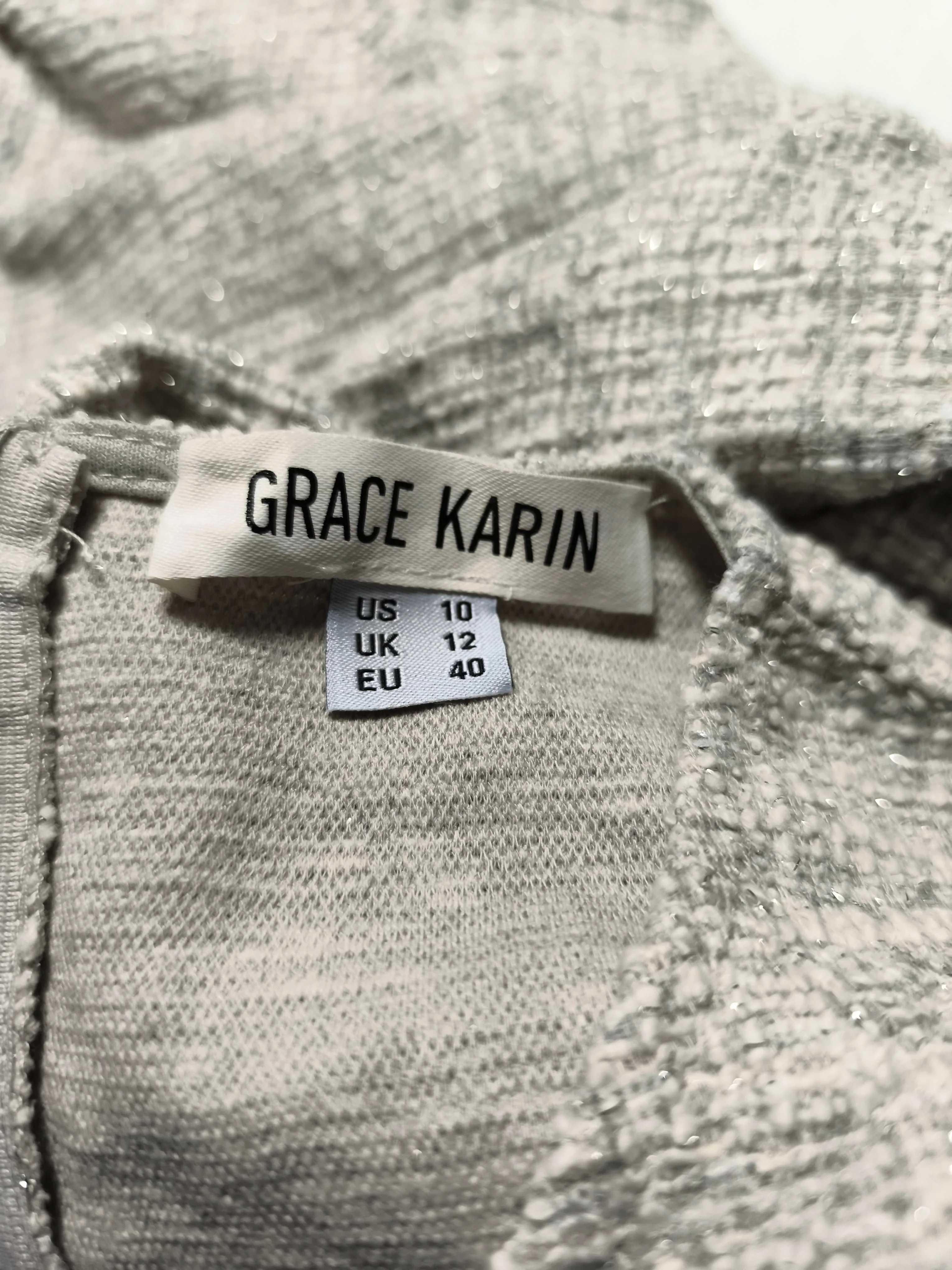 Grace Karin Mini Dress UK12 in Multi - Image 5
