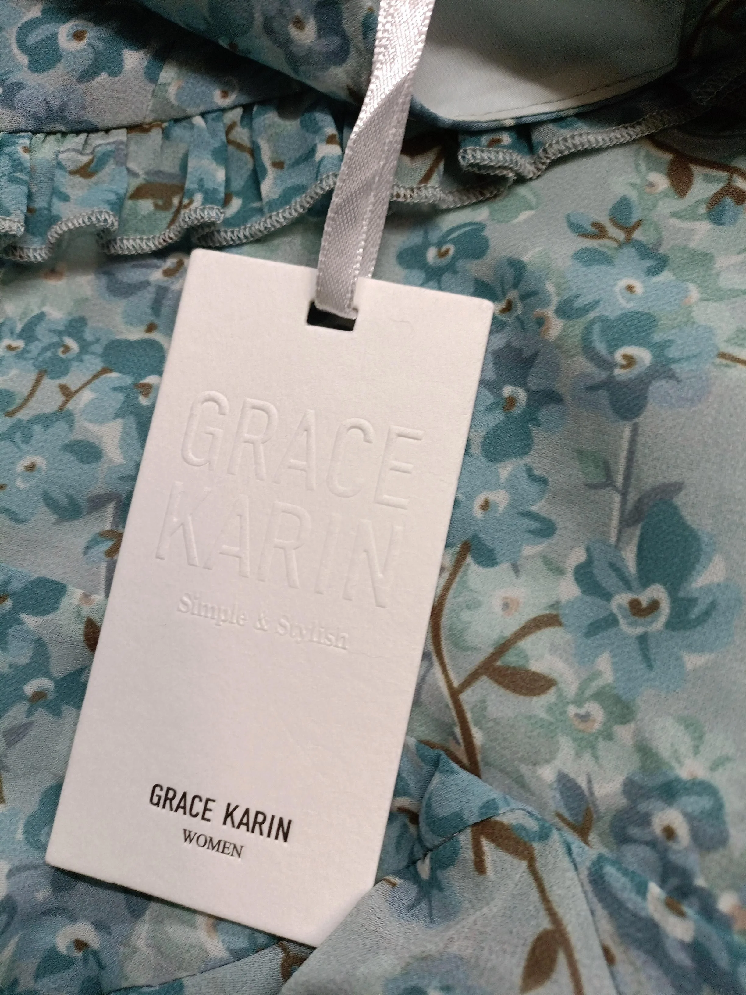 Grace Karin Mini Dress XXL in Blue - Image 5