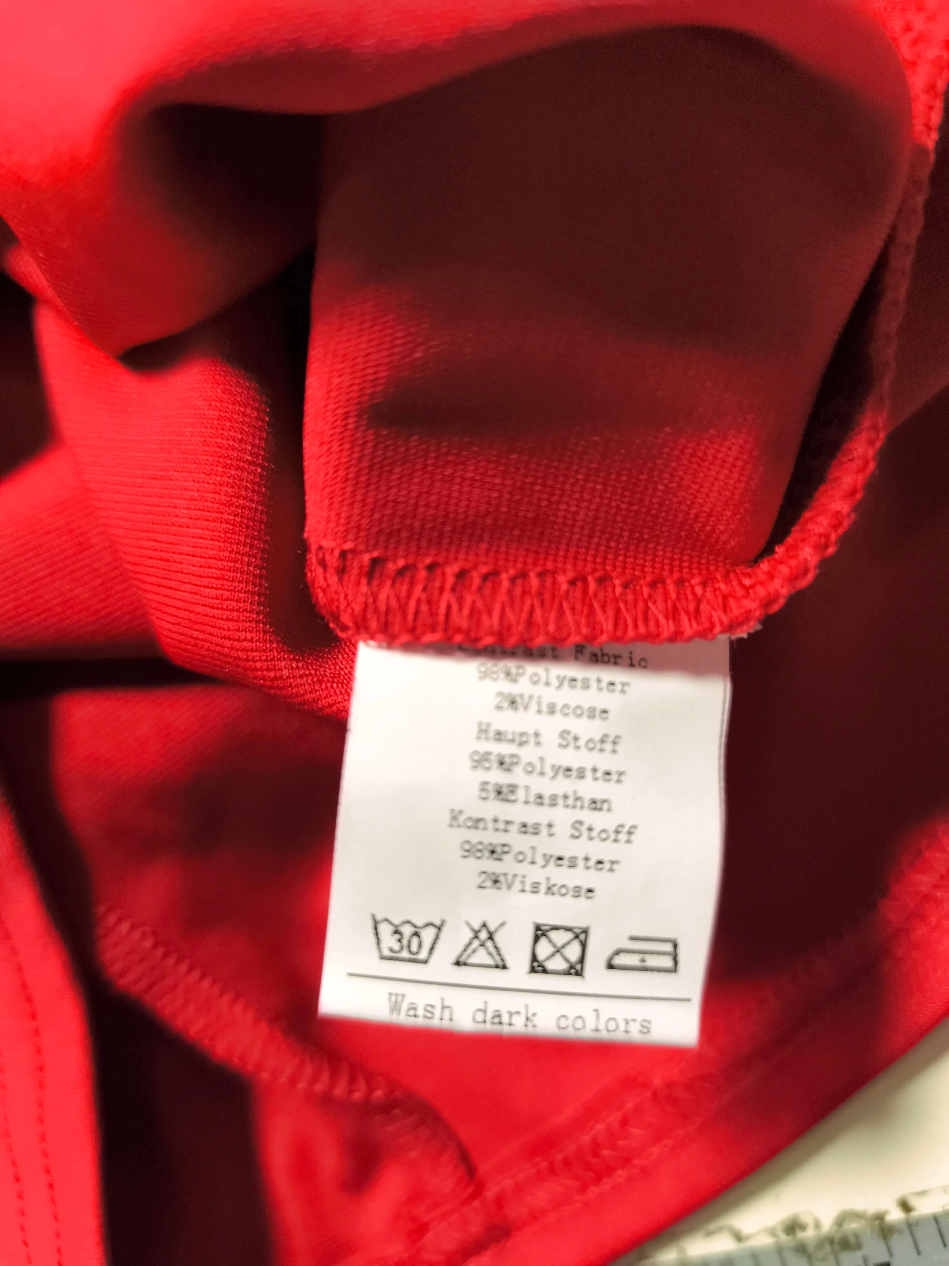 Grace Karin Shirt Mini Dress S in Red - Image 6