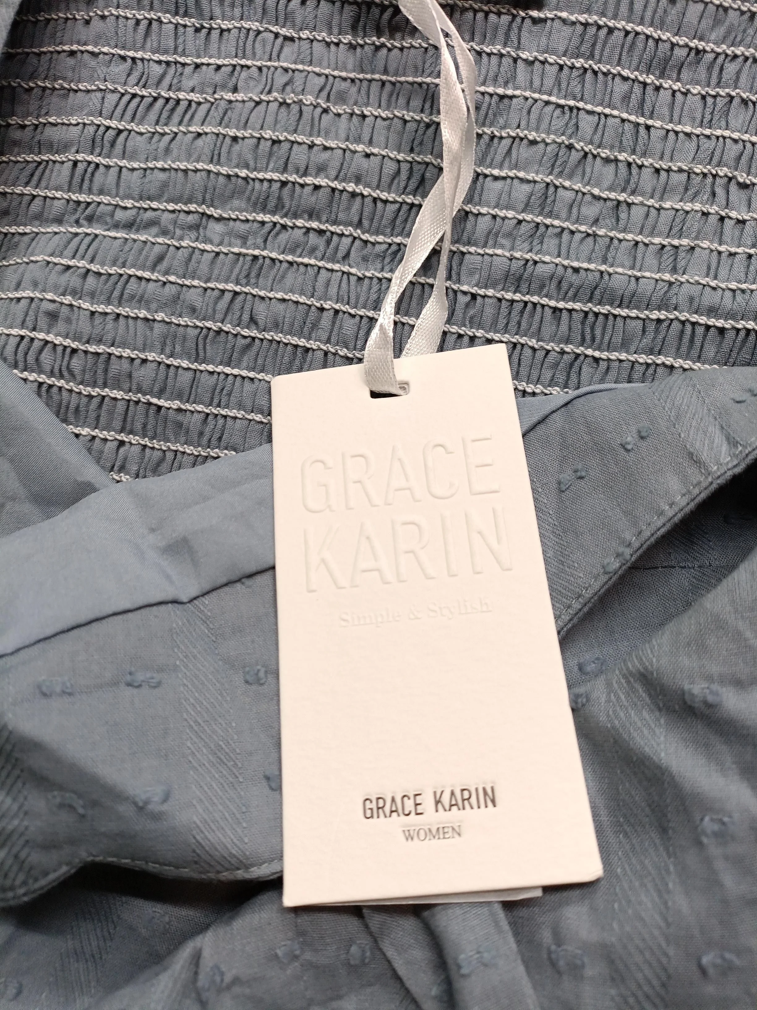 Grace Karin Skater Mini Dress XXL in Blue - Image 5