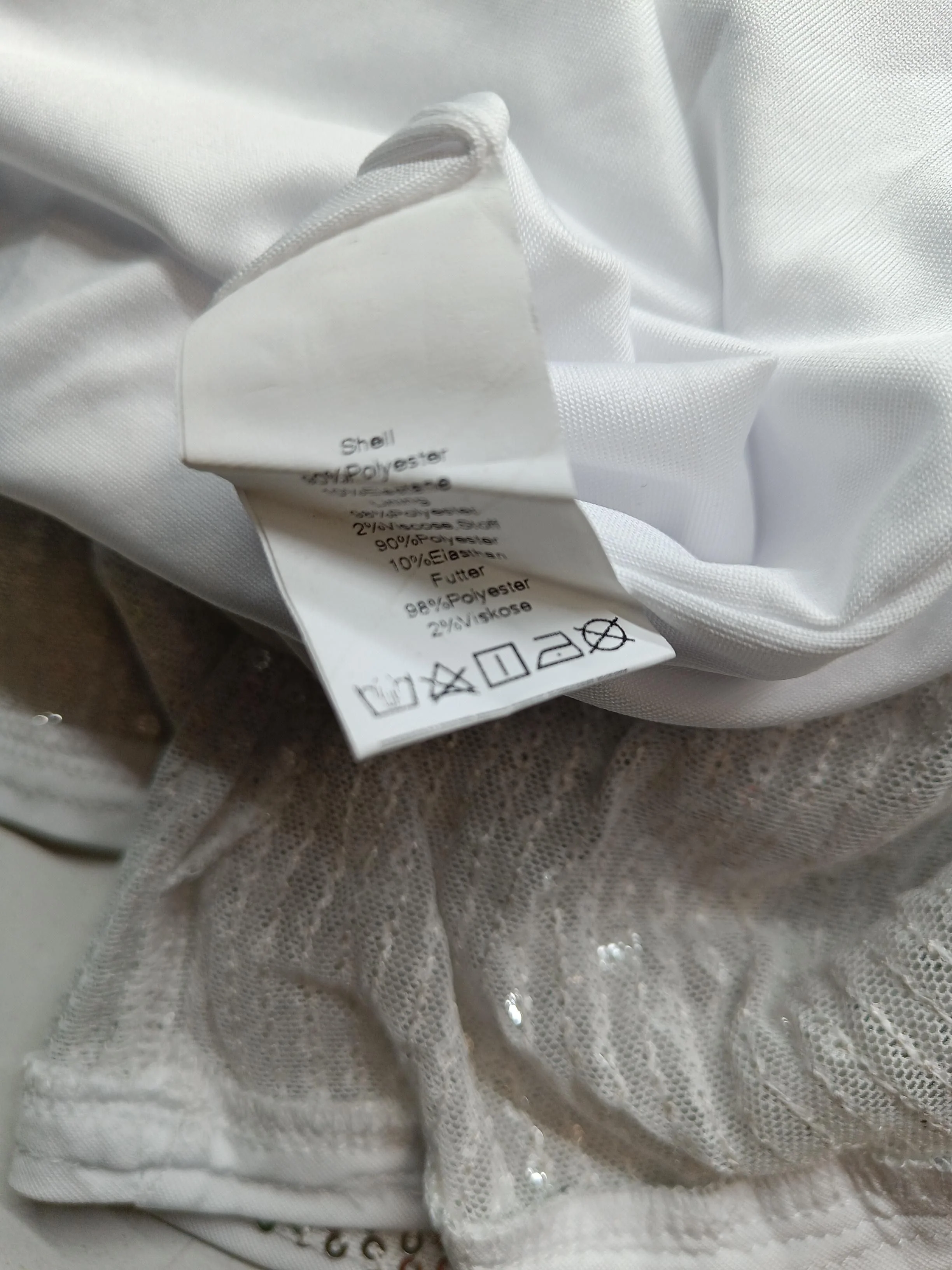 Grace Karin Women's T-Shirt XL White Polyester with Viscose Basic New with tags - Image 6
