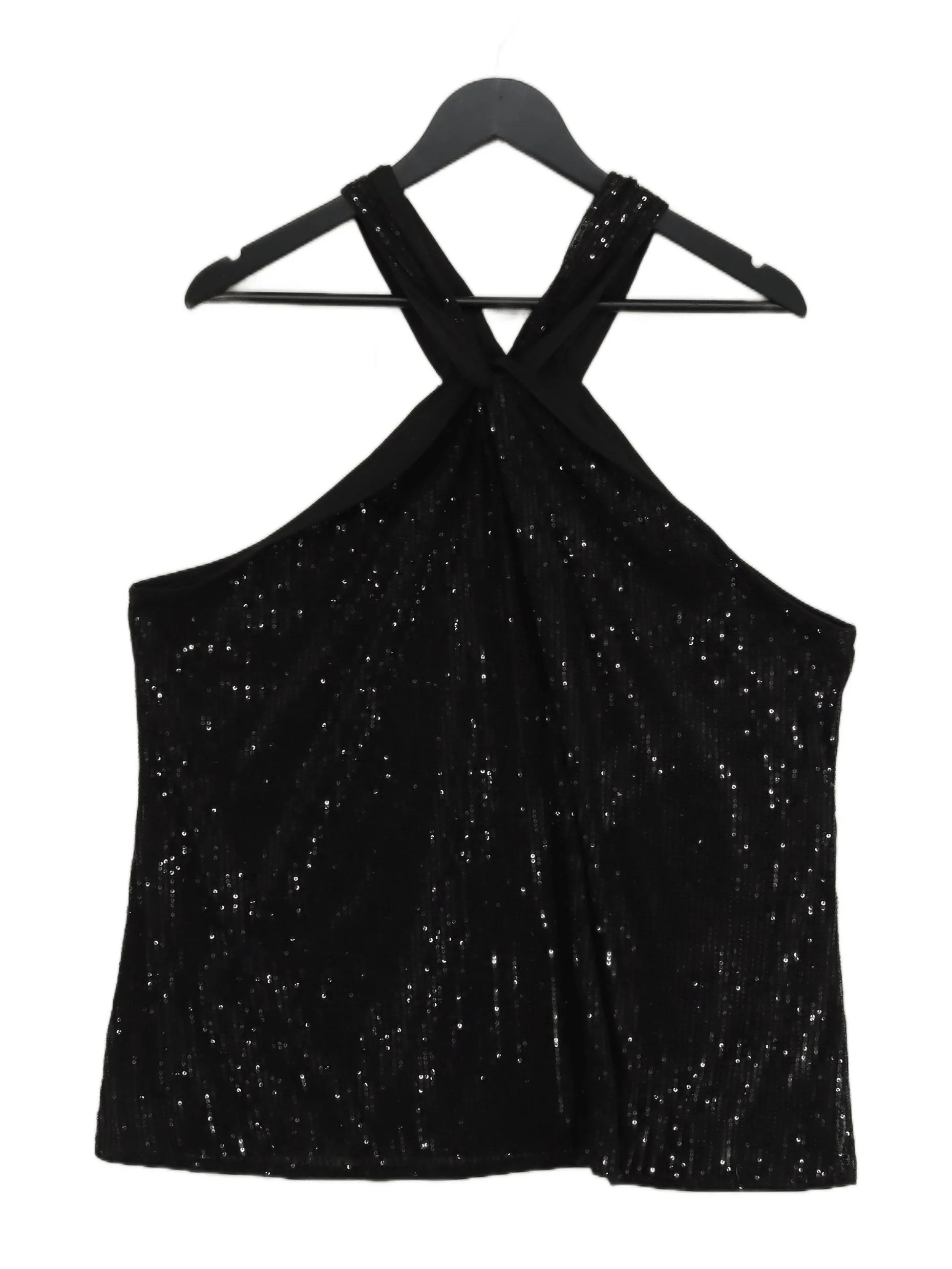 Grace Karin Women's Top XXL Black Polyester with Elastane, Viscose Basic
