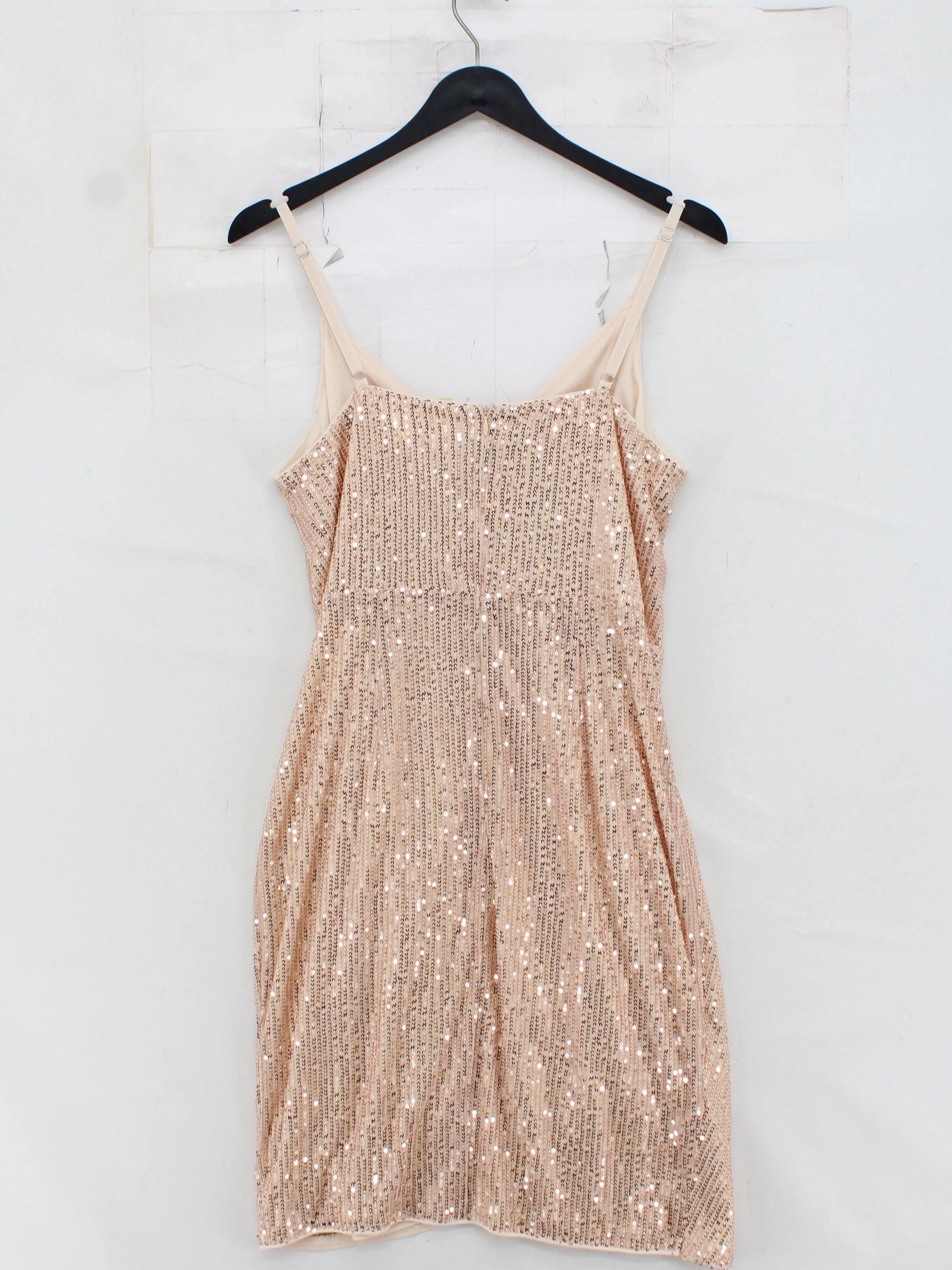 Grace Karin Wrap Mini Dress L in Gold - Image 2