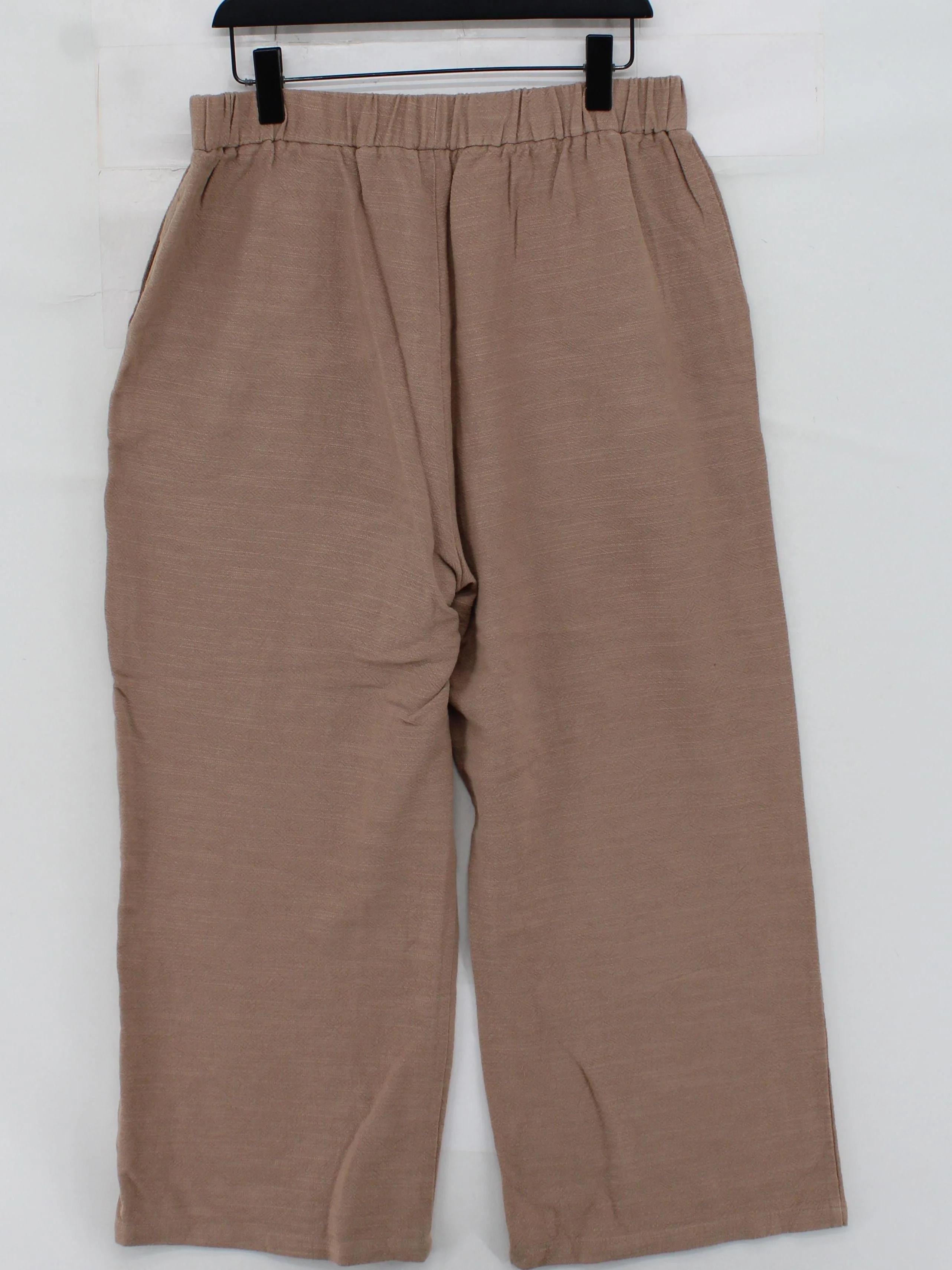 Grae Cove Women's Trousers XL Brown 100% Other Wide-Leg Cropped - Image 2