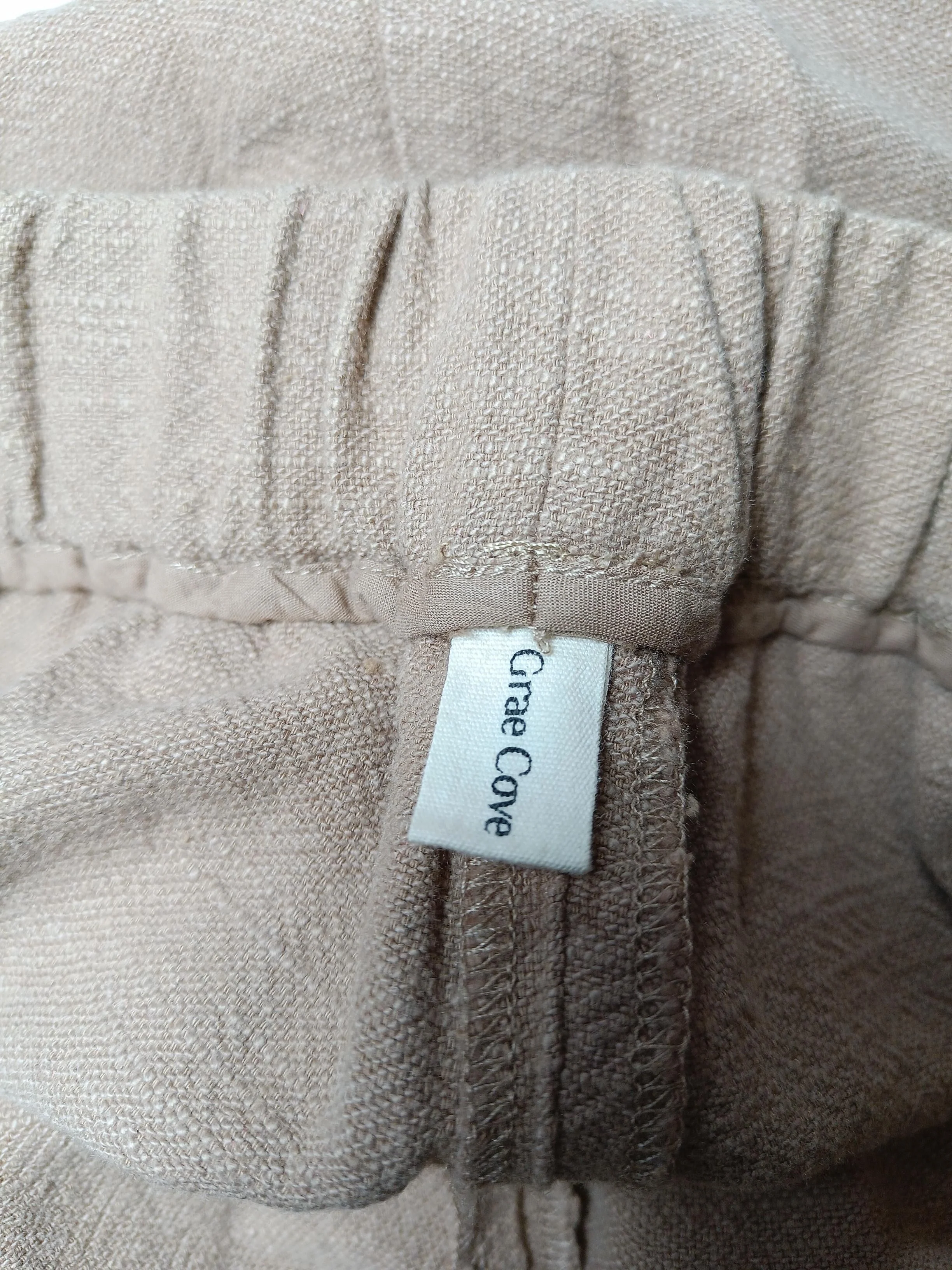Grae Cove Women's Trousers XL Brown 100% Other Wide-Leg Cropped - Image 5