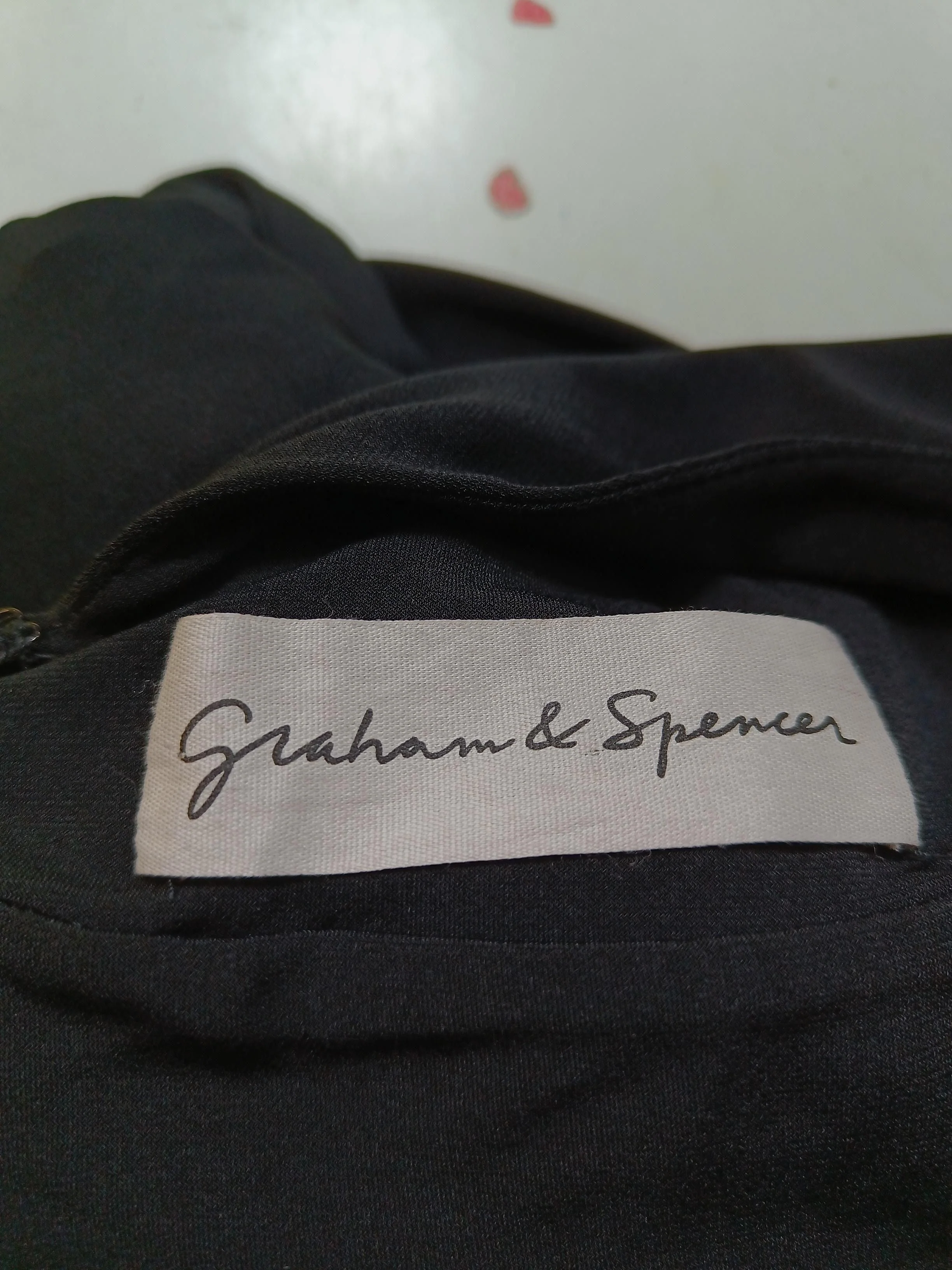 Graham& Spencer Bodycon Mini Dress L in Black - Image 5