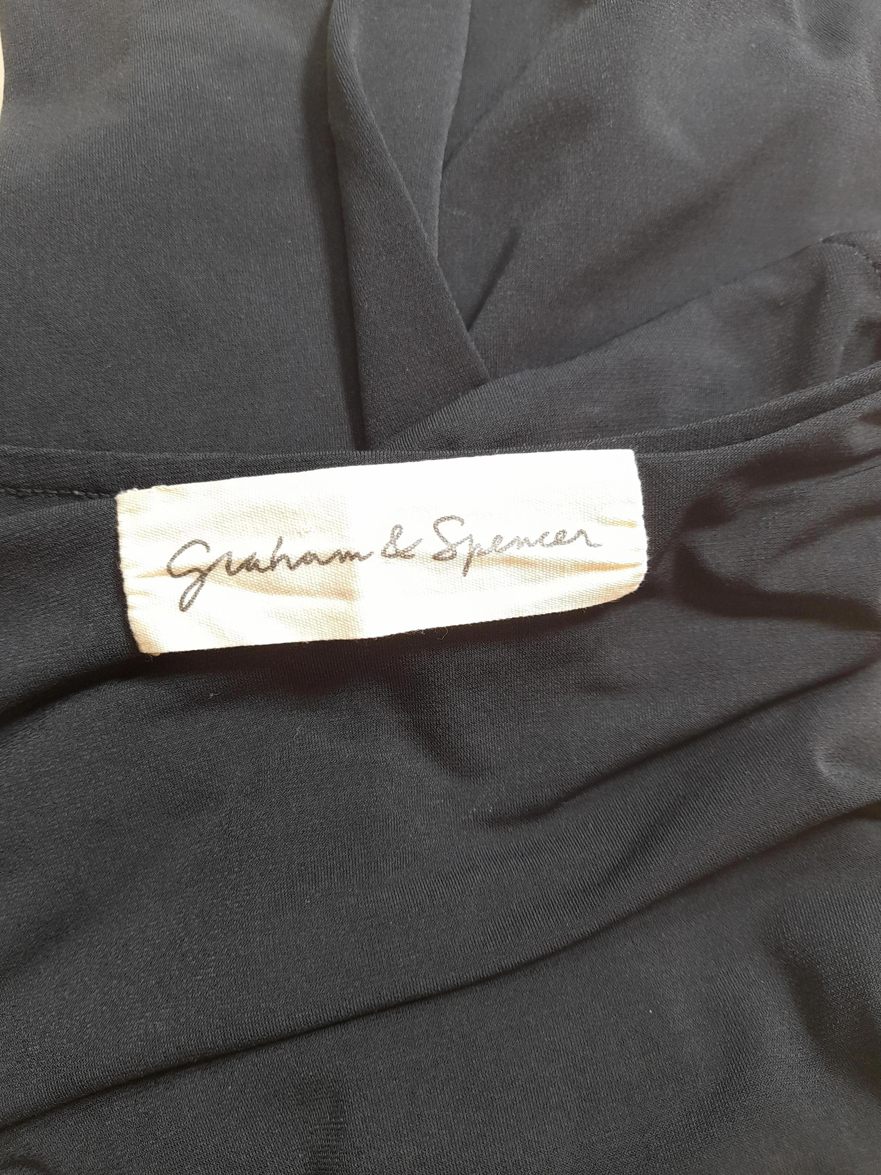 Graham& Spencer Bodycon Mini Dress M in Black - Image 5